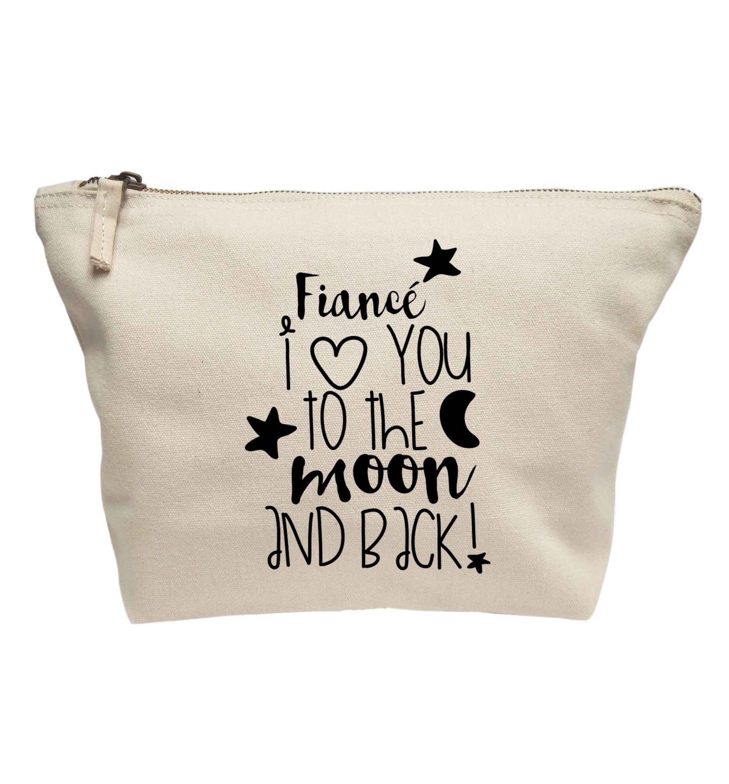 Fiancé I love you to the moon and back | Makeup / wash bag