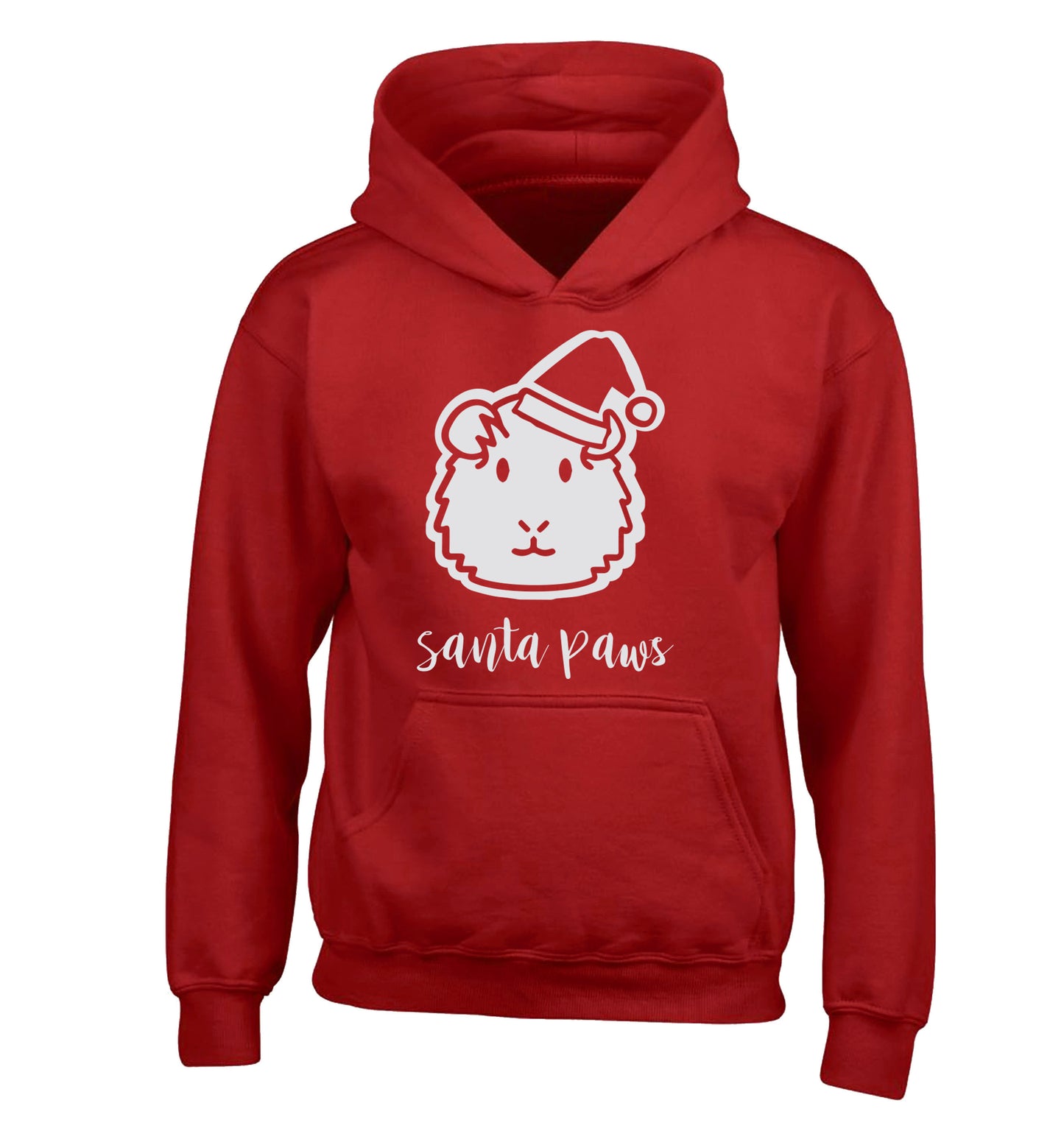 Guinea pig Santa Paws children's grey sweater 12-14 Years