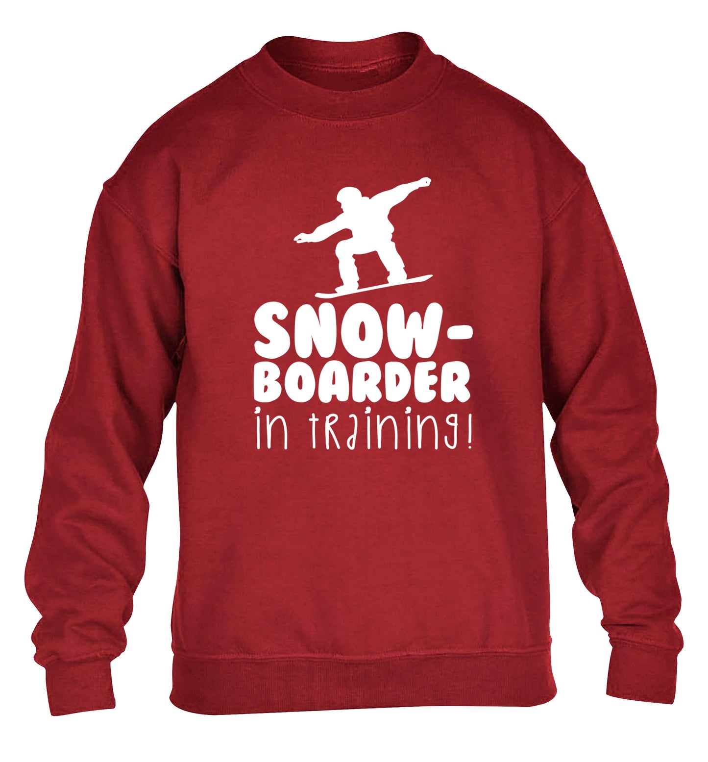 Snowboarder in training children's grey sweater 12-14 Years