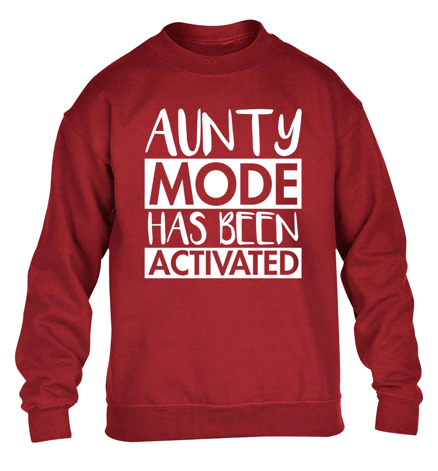Aunty mode activated children's grey sweater 12-14 Years