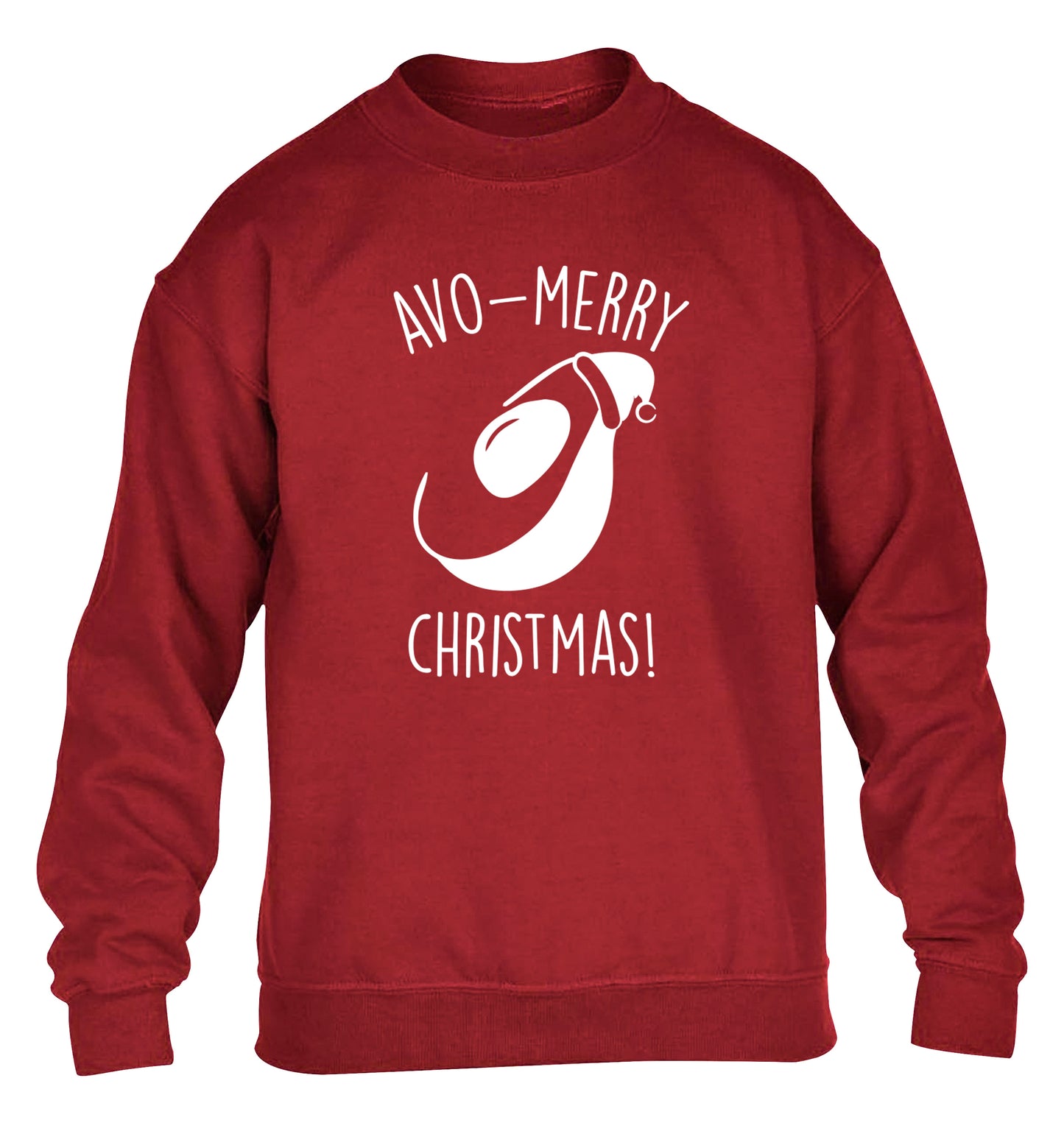 Avo-Merry Christmas children's grey sweater 12-13 Years