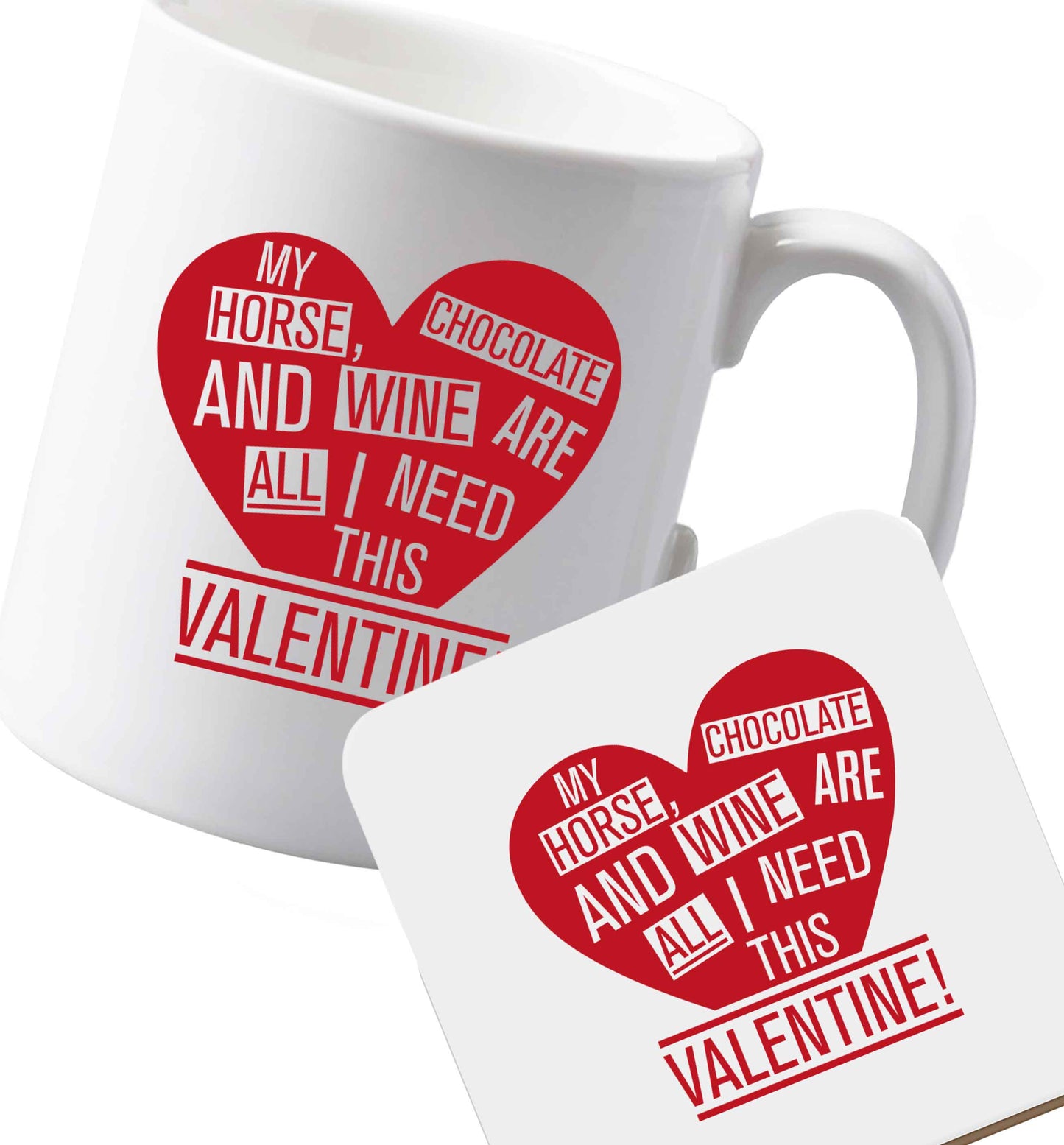 10 oz Ceramic mug and coaster Favourite Type Pan Pancake both sides