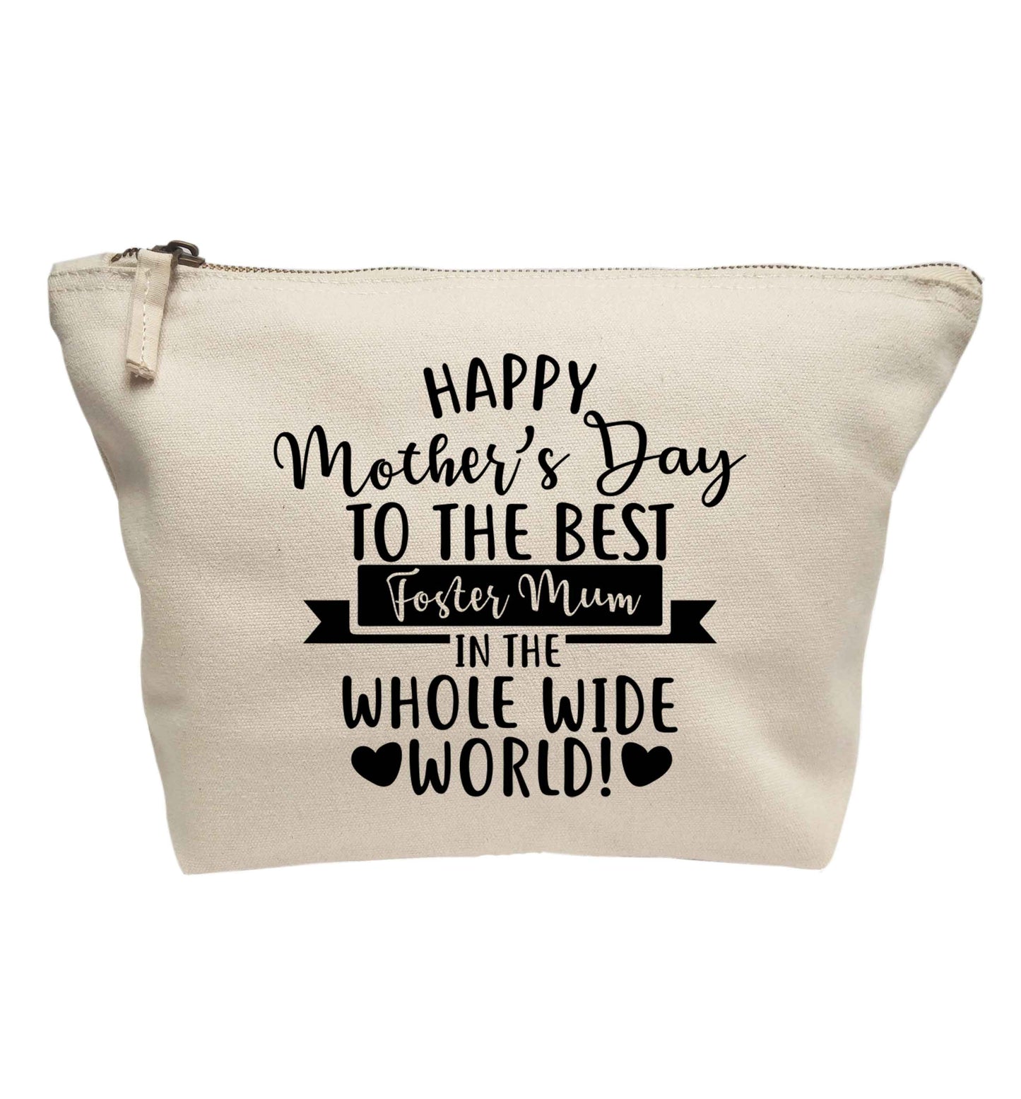 Happy mother's day to the best foster mum in the world | Makeup / wash bag