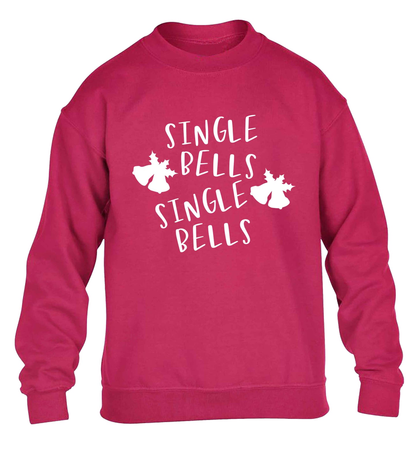 Single bells, single bells children's pink sweater 12-13 Years