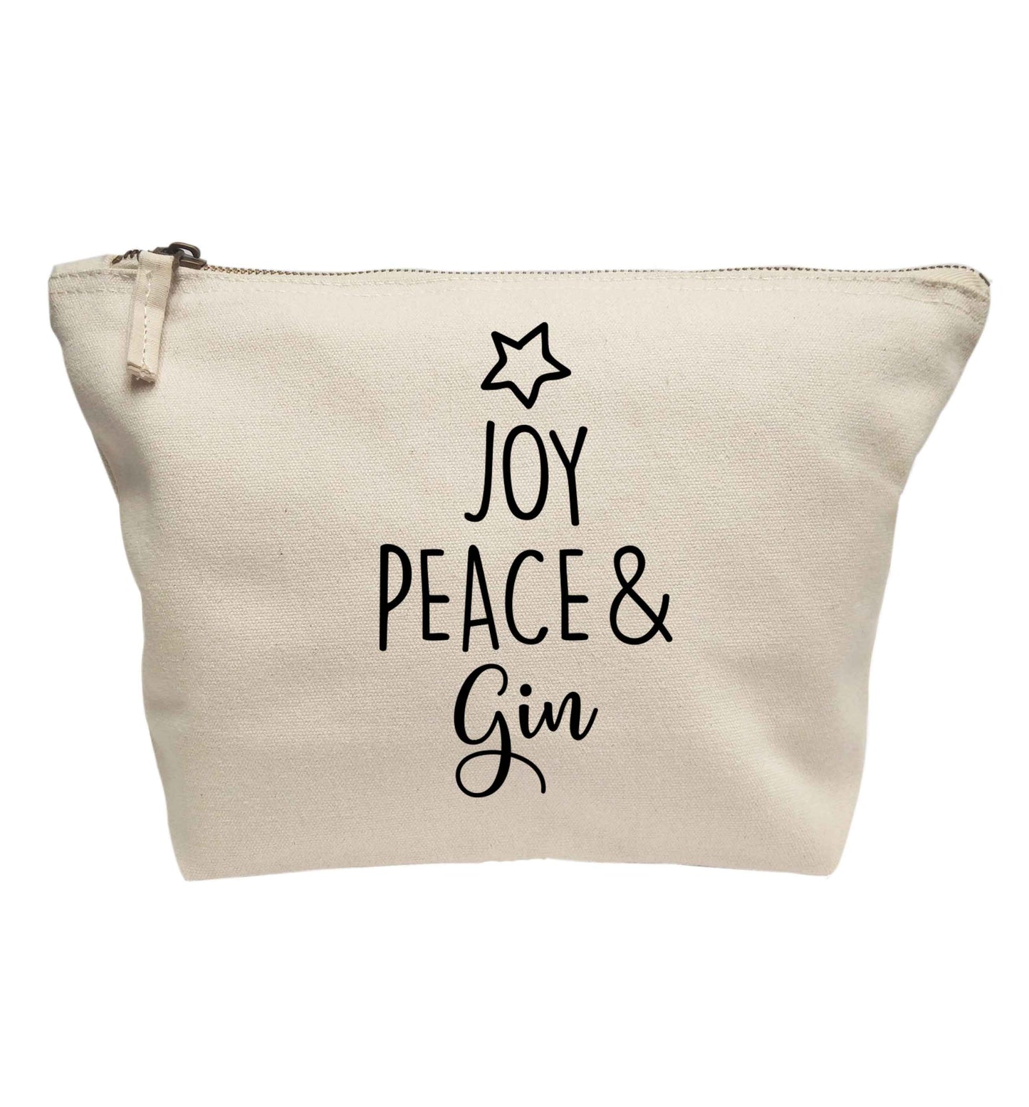 Joy peace and gin | makeup / wash bag