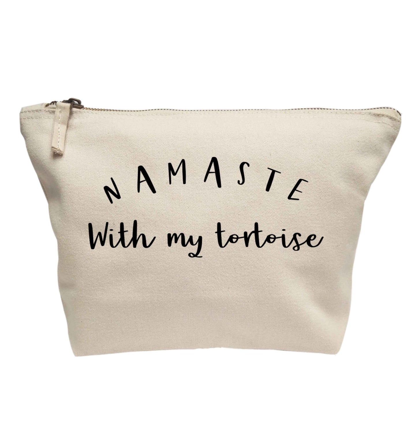 Namaste with my tortoise | makeup / wash bag