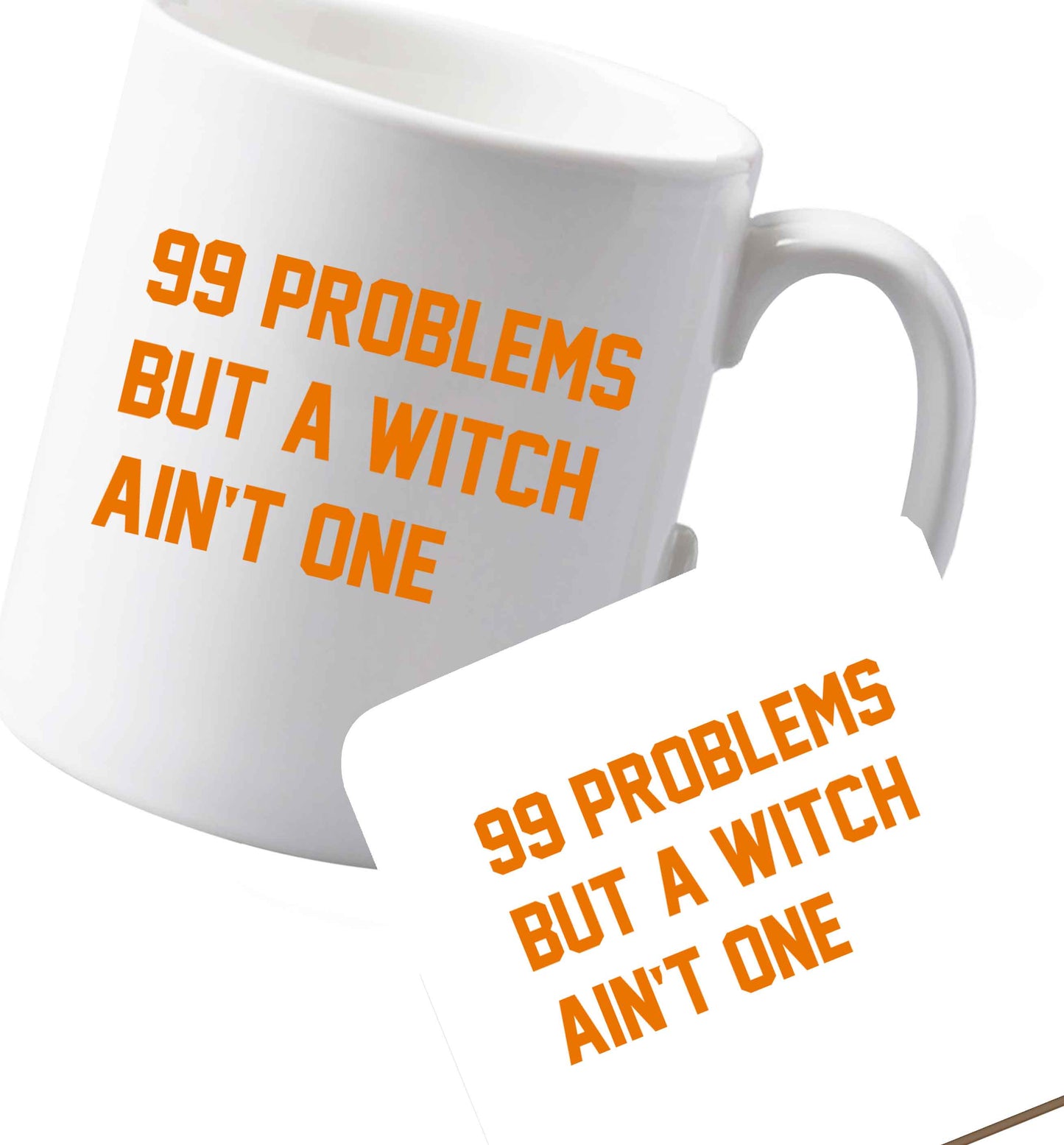 10 oz Ceramic mug and coaster Favourite Type Pan Pancake both sides