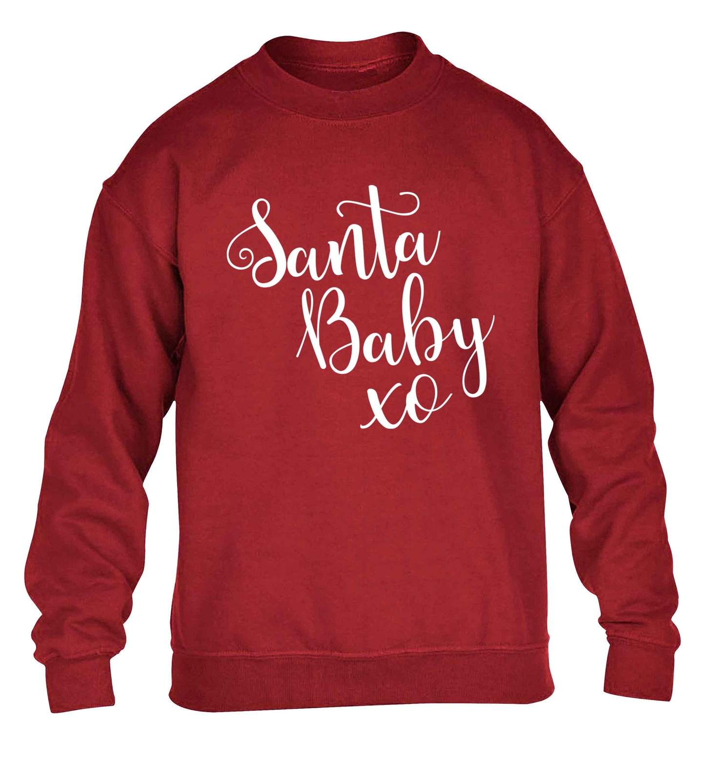 Santa baby children's grey sweater 12-13 Years