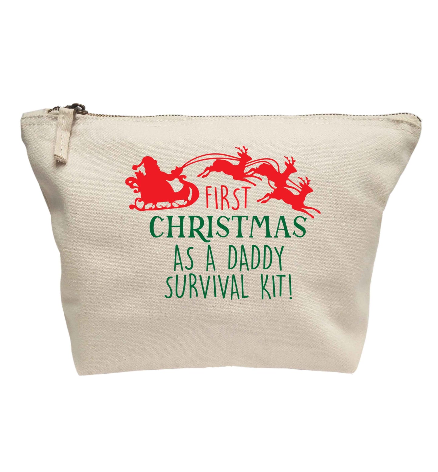 First Christmas as a daddy survival kit | makeup / wash bag