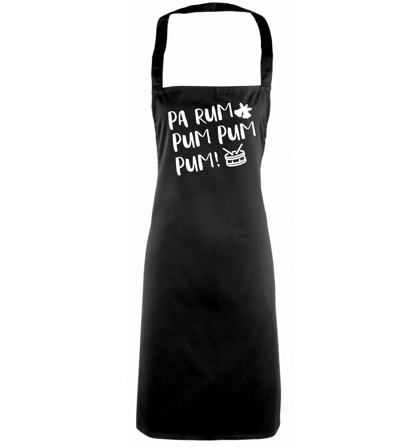 Pa rum pum pum pum! black apron