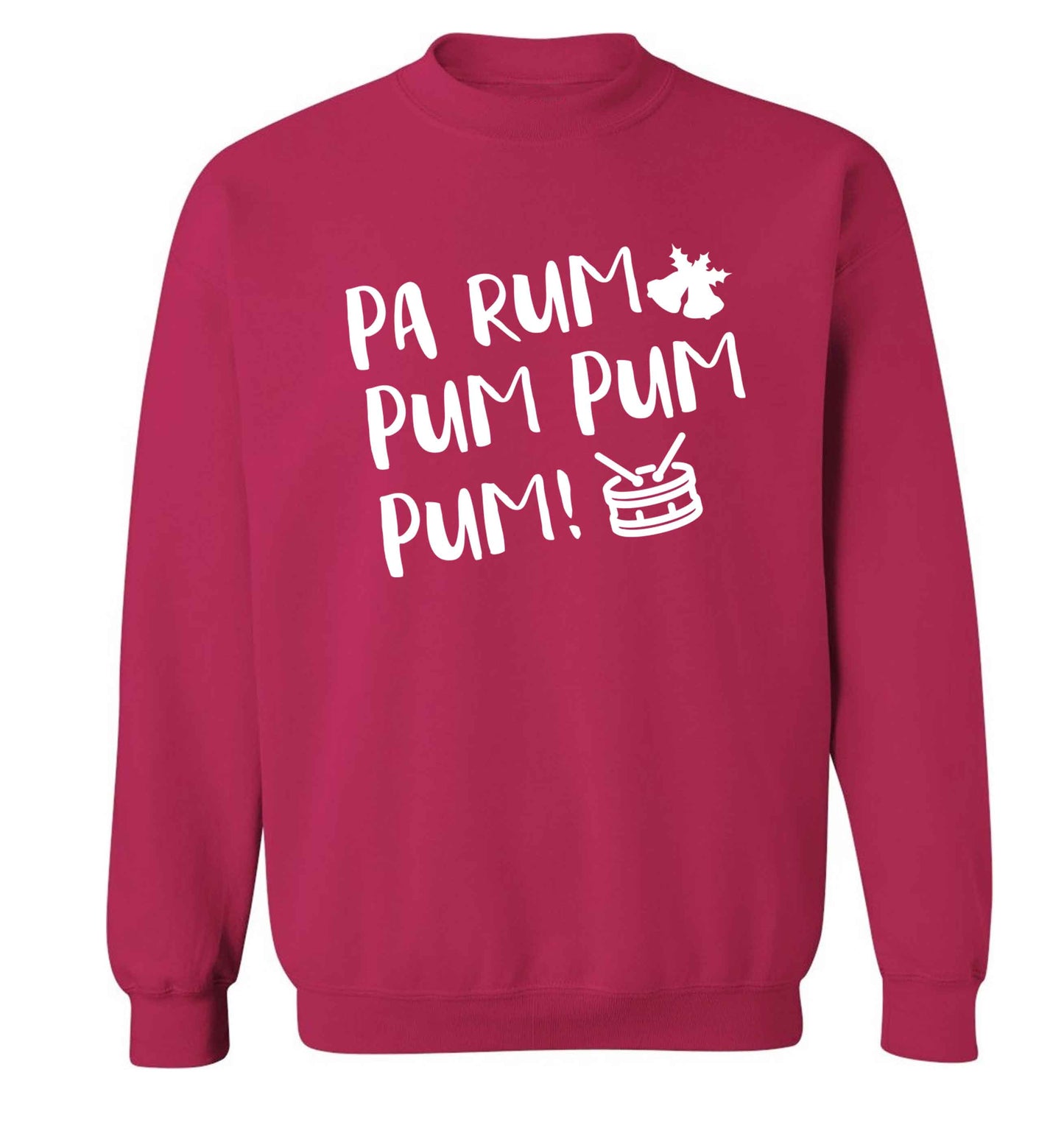 Pa rum pum pum pum! Adult's unisex pink Sweater 2XL