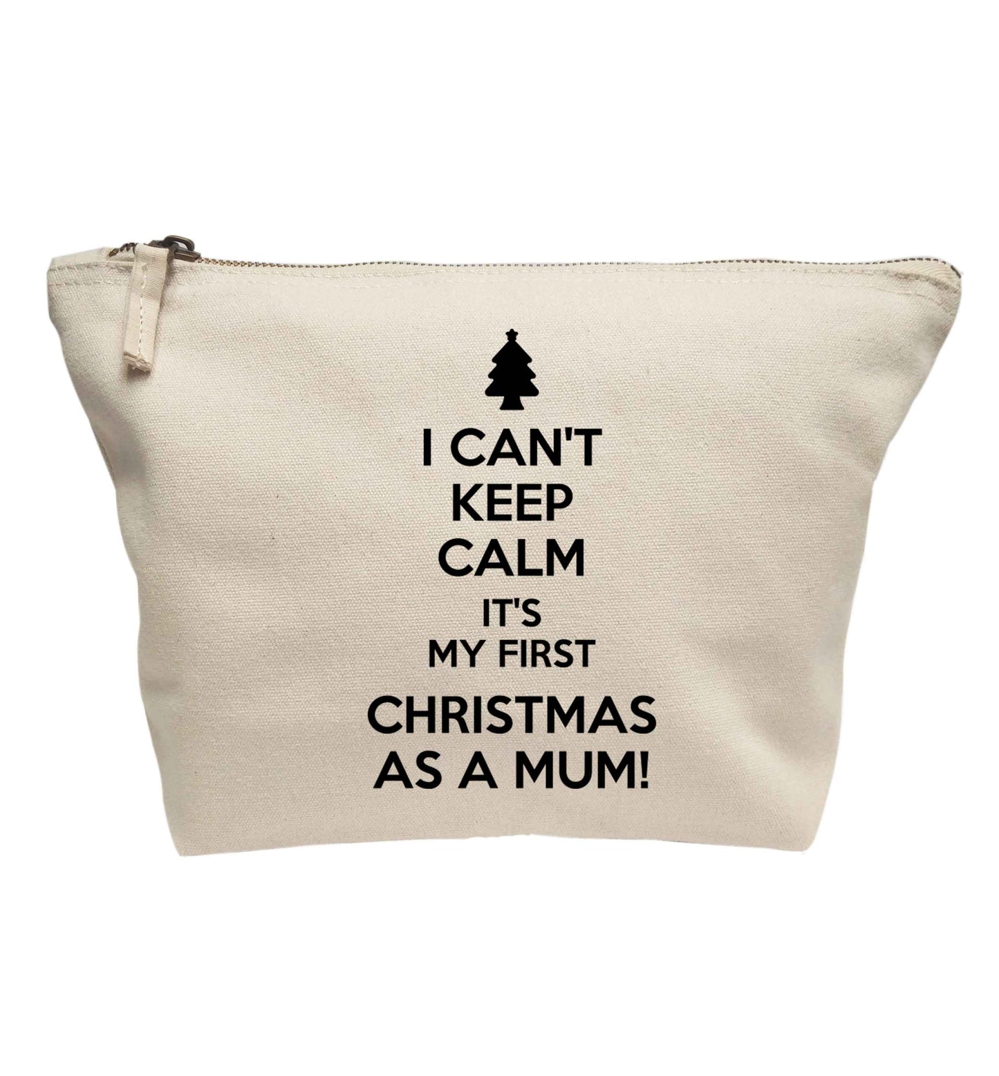 I can't keep calm it's my first Christmas as a mum | makeup / wash bag
