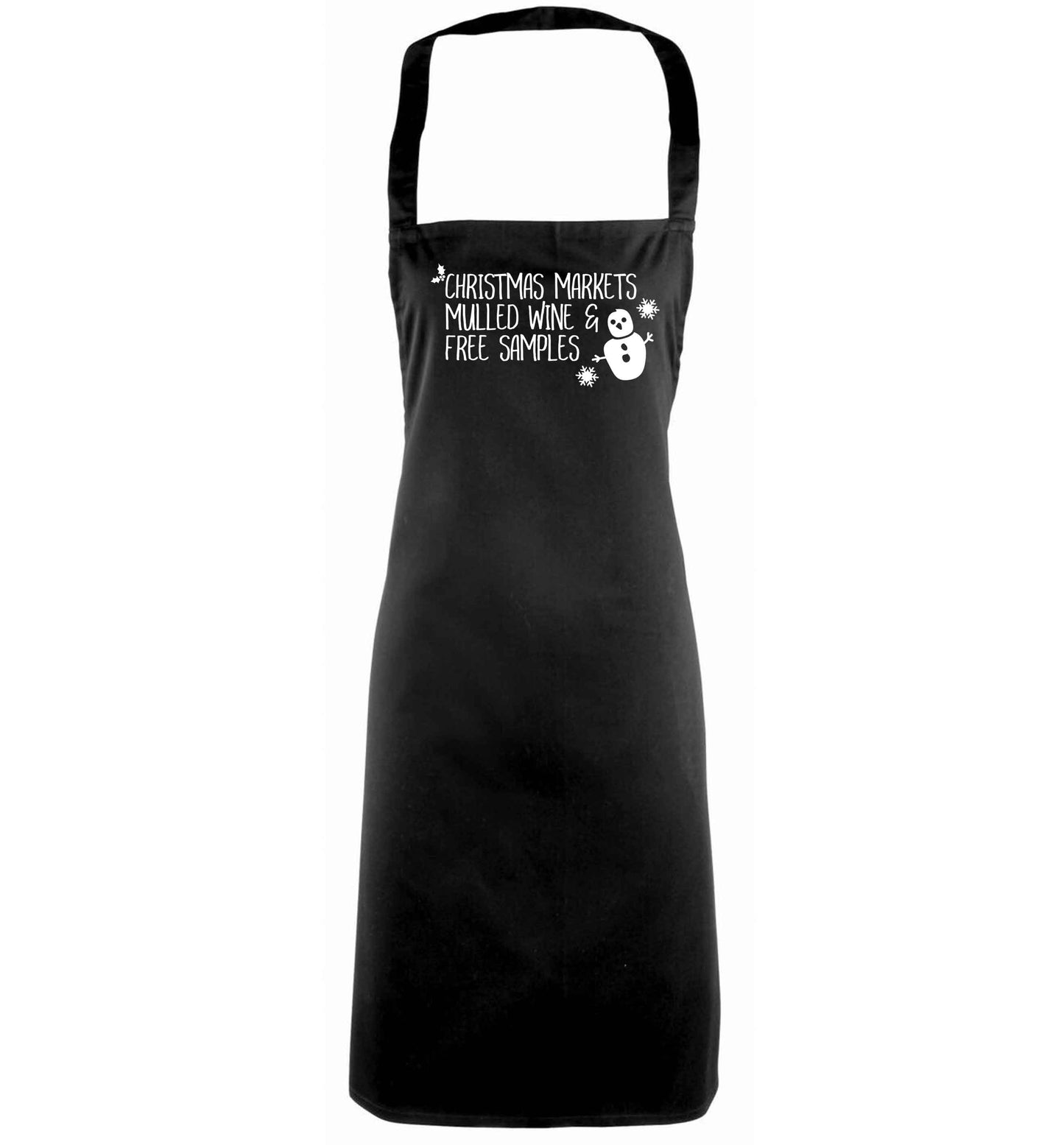 Christmas market mulled wine & free samples black apron