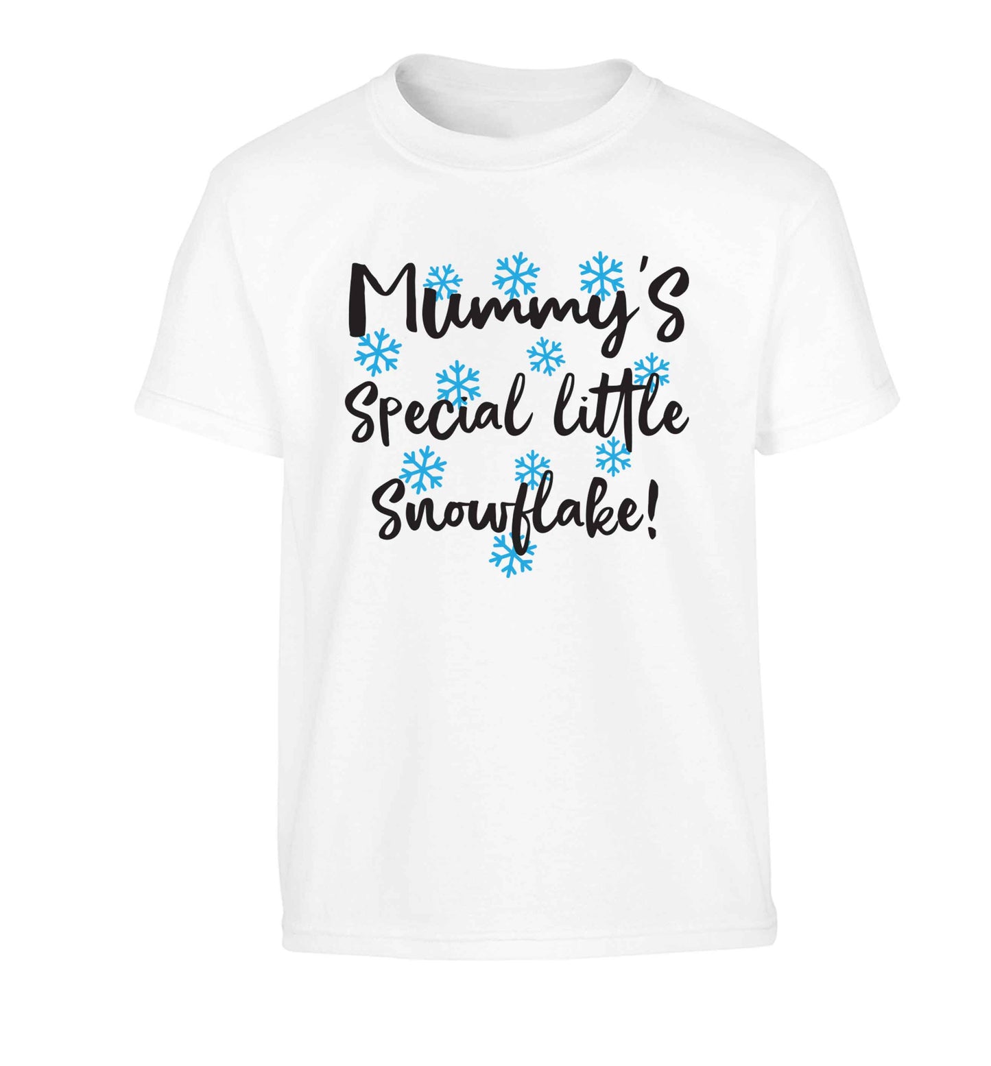 Mummy's special little snowflake Children's white Tshirt 12-13 Years