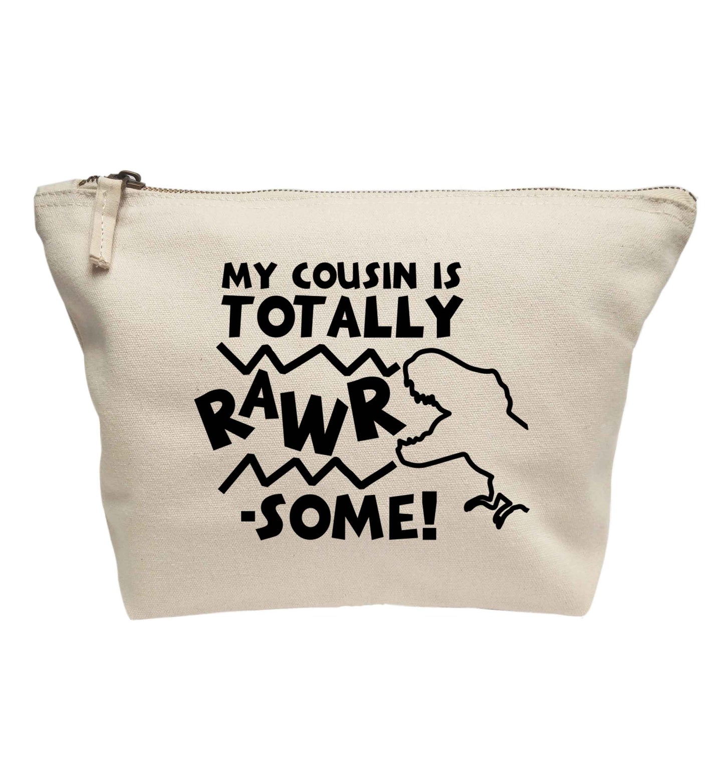 My cousin is totally rawrsome | Makeup / wash bag