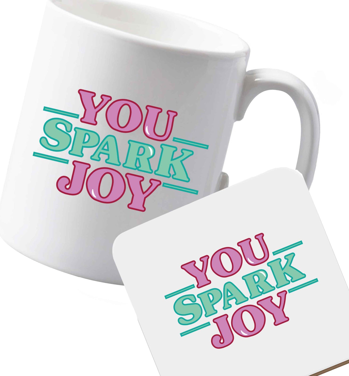 10 oz Ceramic mug and coaster Favourite Type Pan Pancake both sides