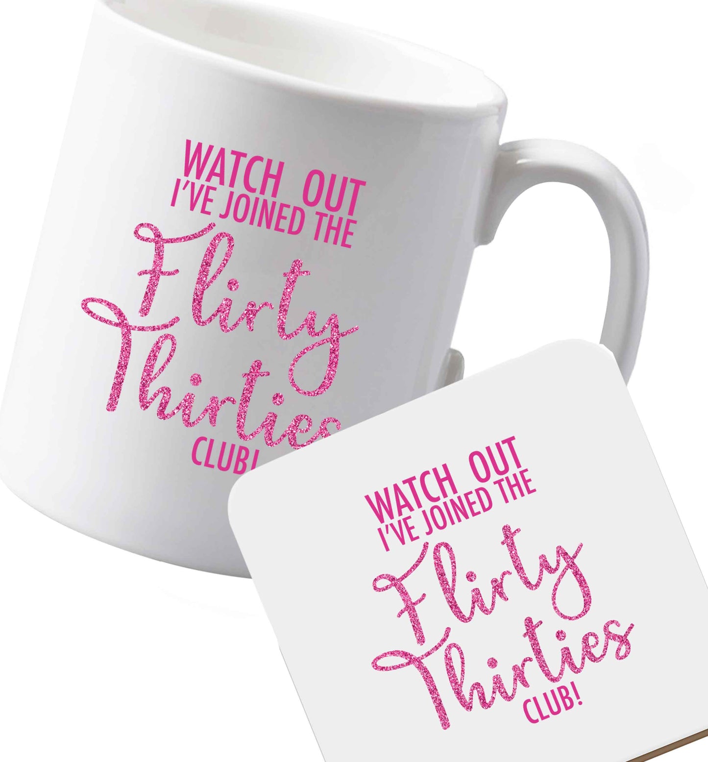 10 oz Ceramic mug and coaster Favourite Type Pan Pancake both sides