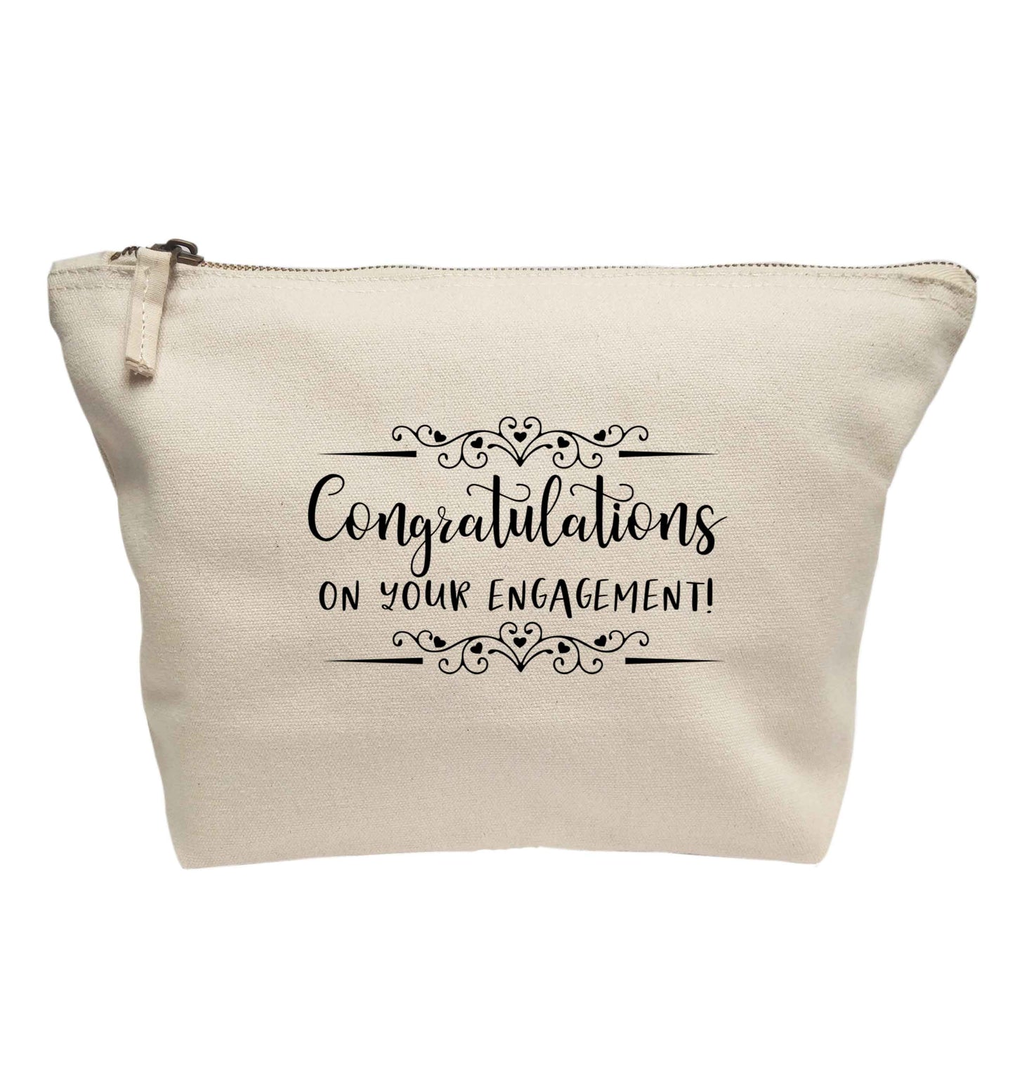 Congratulations on your engagement | Makeup / wash bag