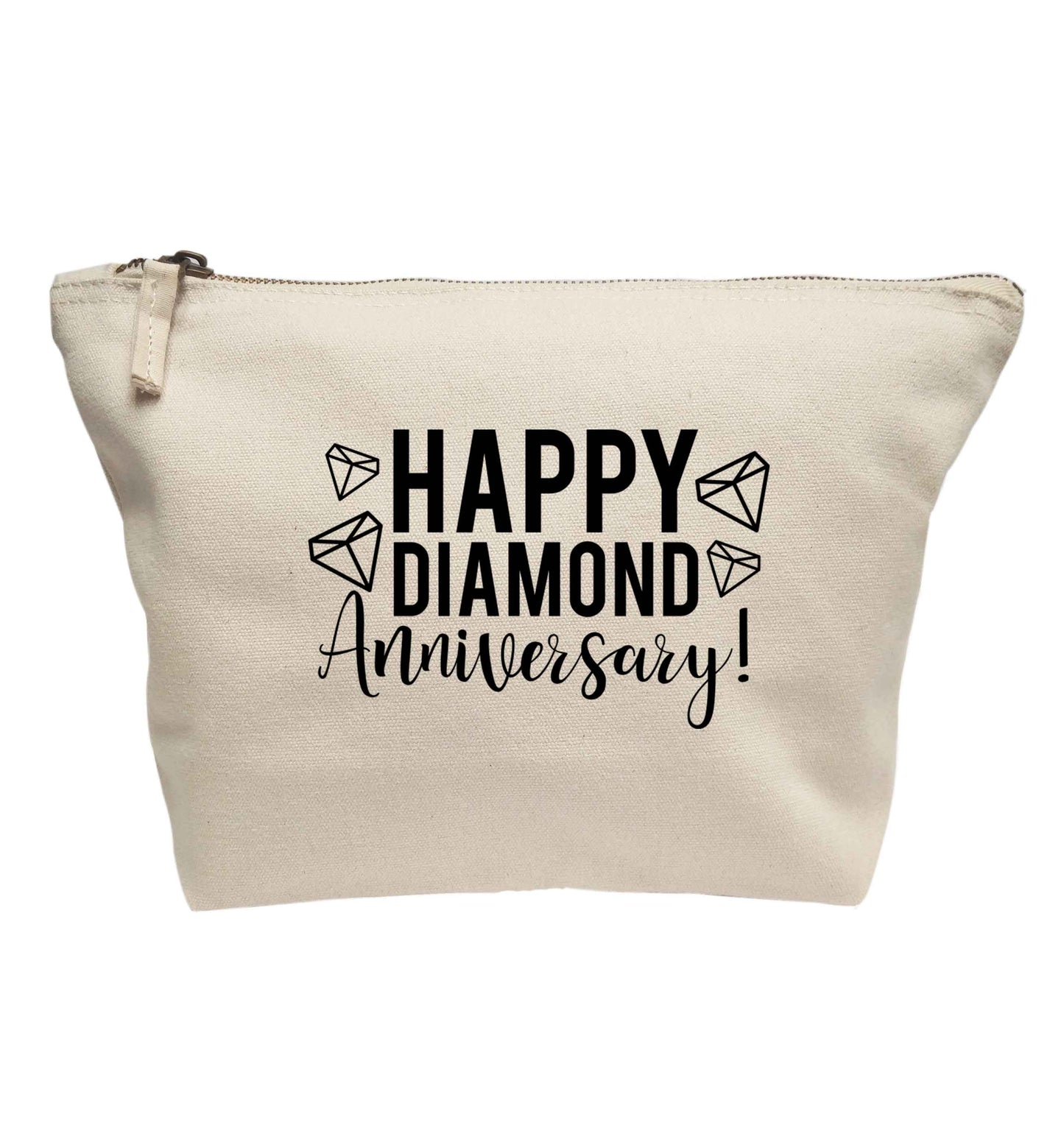 Happy diamond anniversary! | Makeup / wash bag