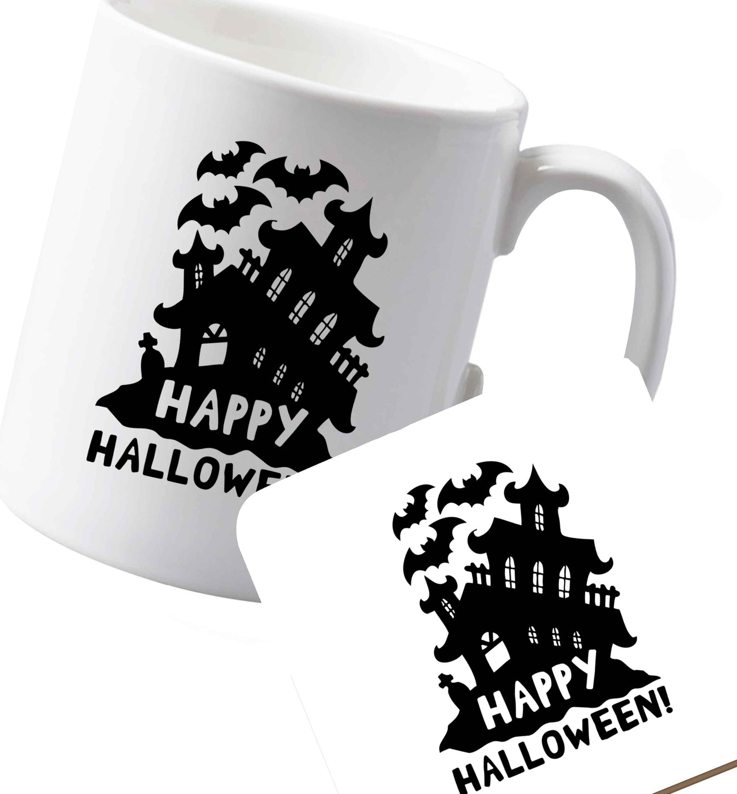 10 oz Ceramic mug and coaster Favourite Type Pan Pancake both sides