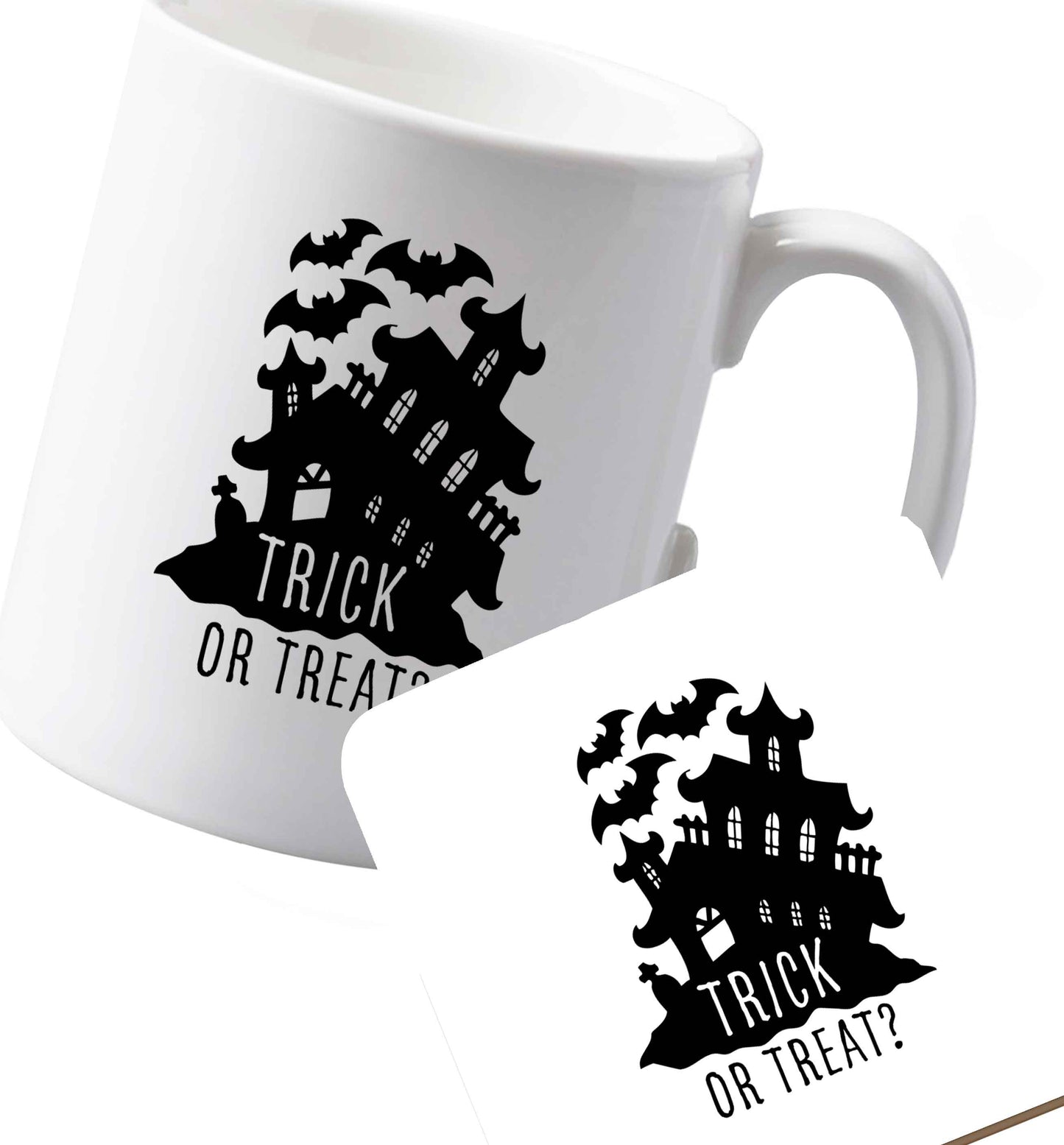 10 oz Ceramic mug and coaster Favourite Type Pan Pancake both sides