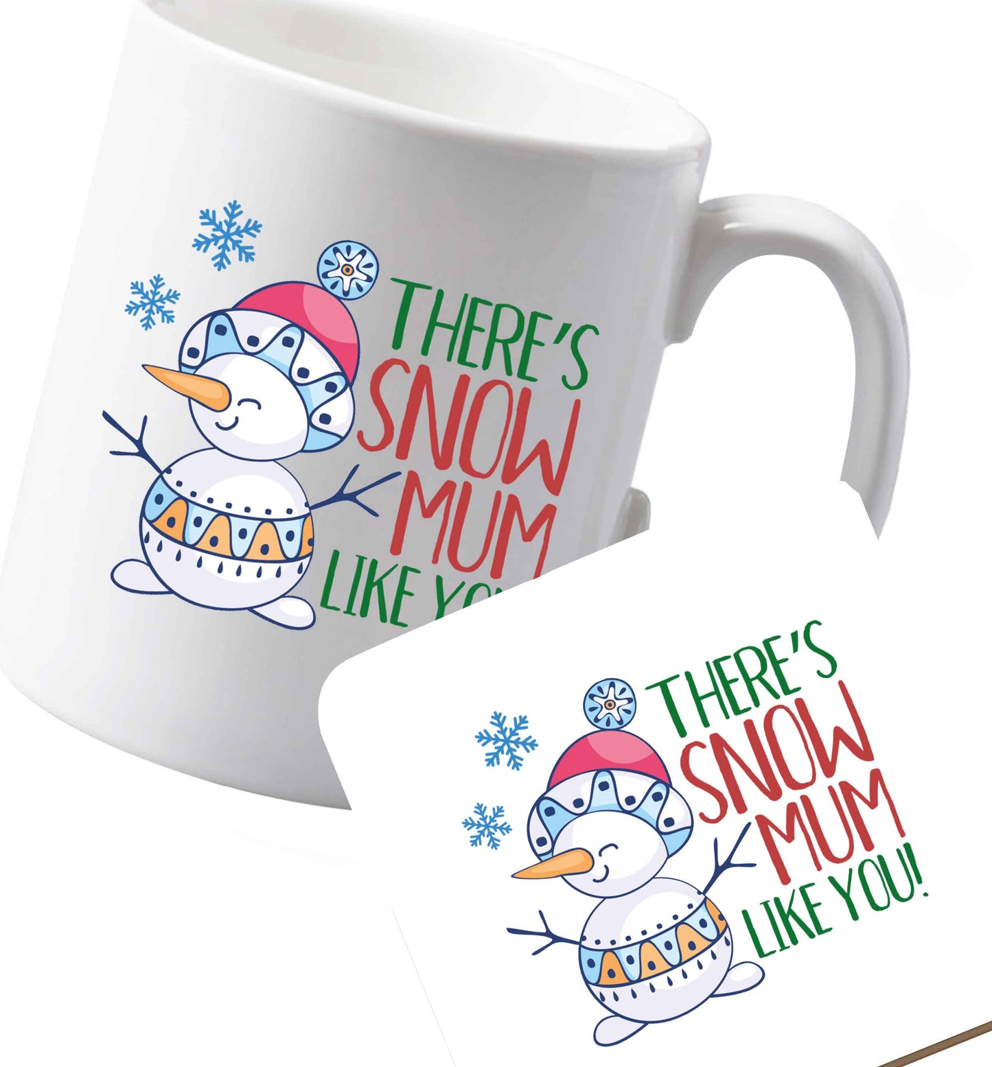 10 oz Ceramic mug and coaster Favourite Type Pan Pancake both sides