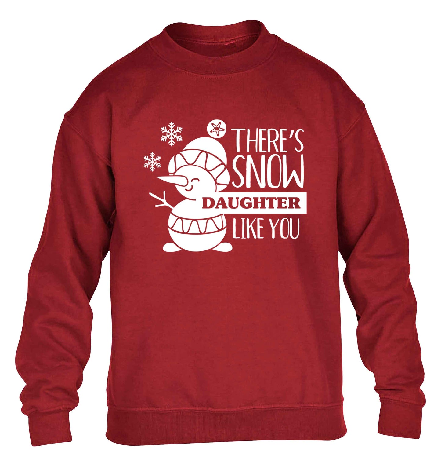 There's snow daughter like you children's grey sweater 12-13 Years