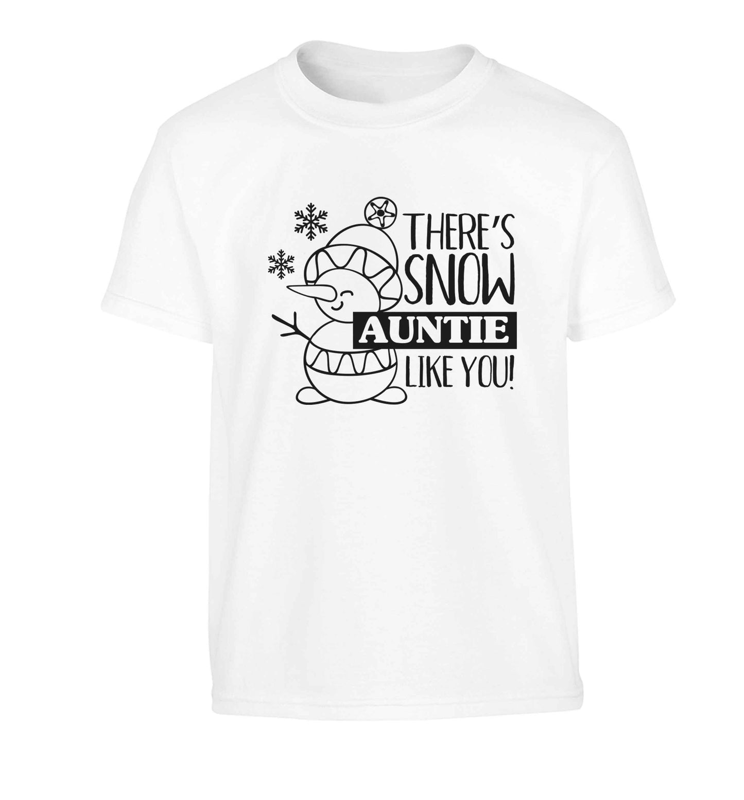 There's snow auntie like you Children's white Tshirt 12-13 Years