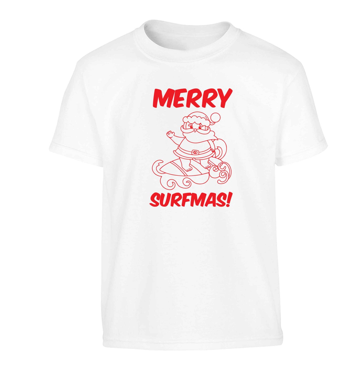 Daddy Christmas Kisses Overseas Children's white Tshirt 12-13 Years