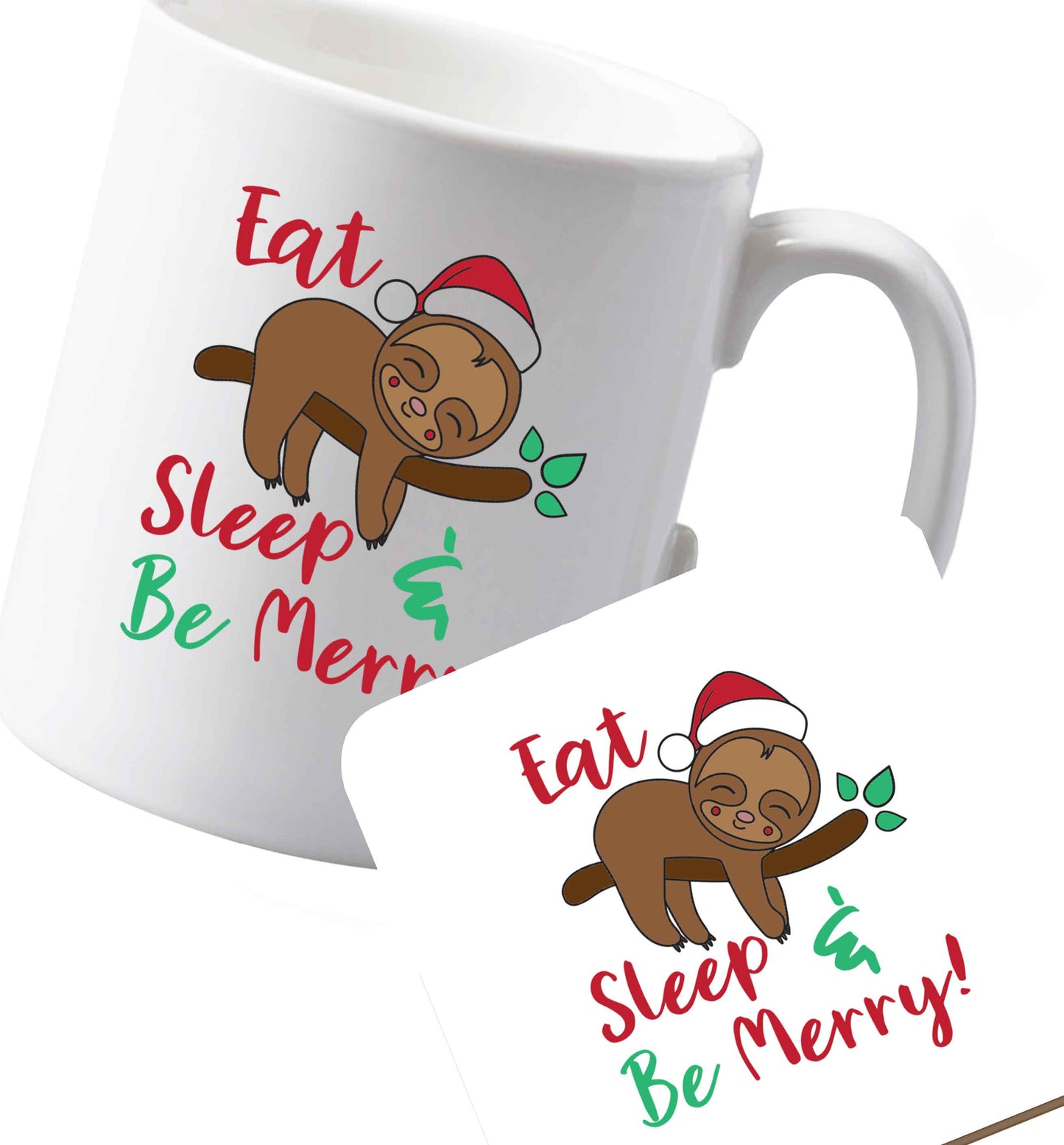 10 oz Ceramic mug and coaster Favourite Type Pan Pancake both sides