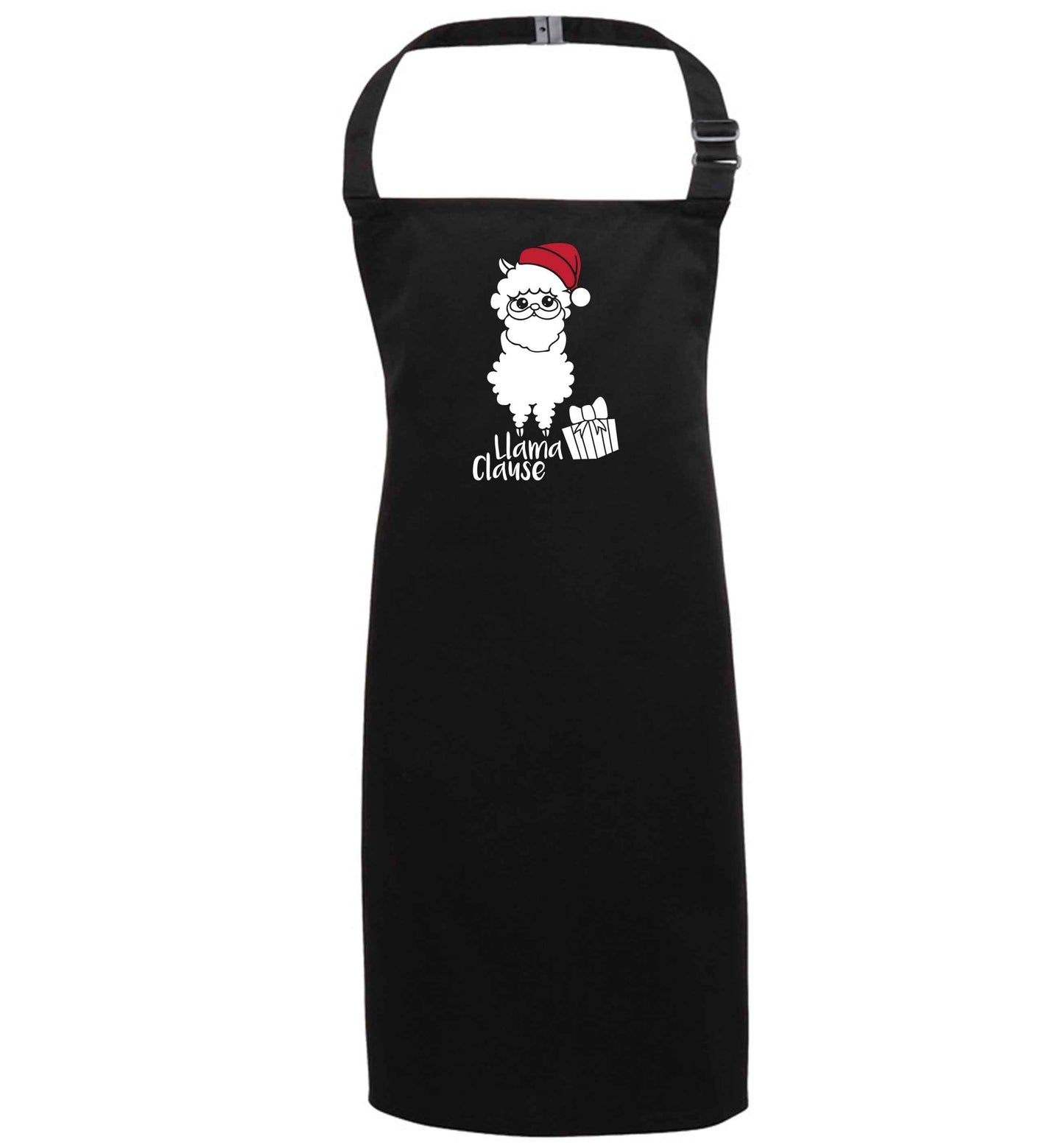 Llama Clause black apron 7-10 years