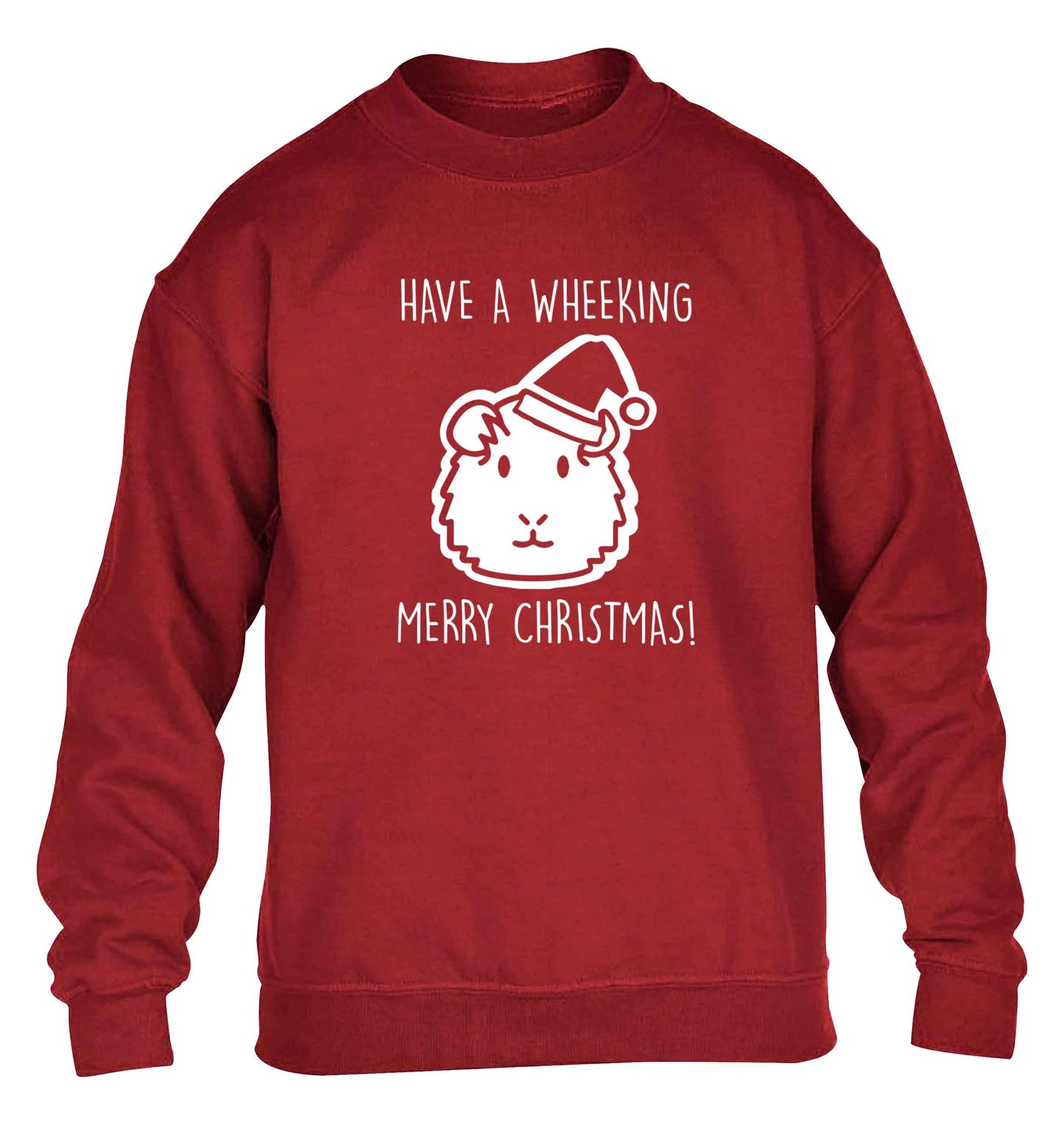 Have a wheeking merry Christmas children's grey sweater 12-13 Years