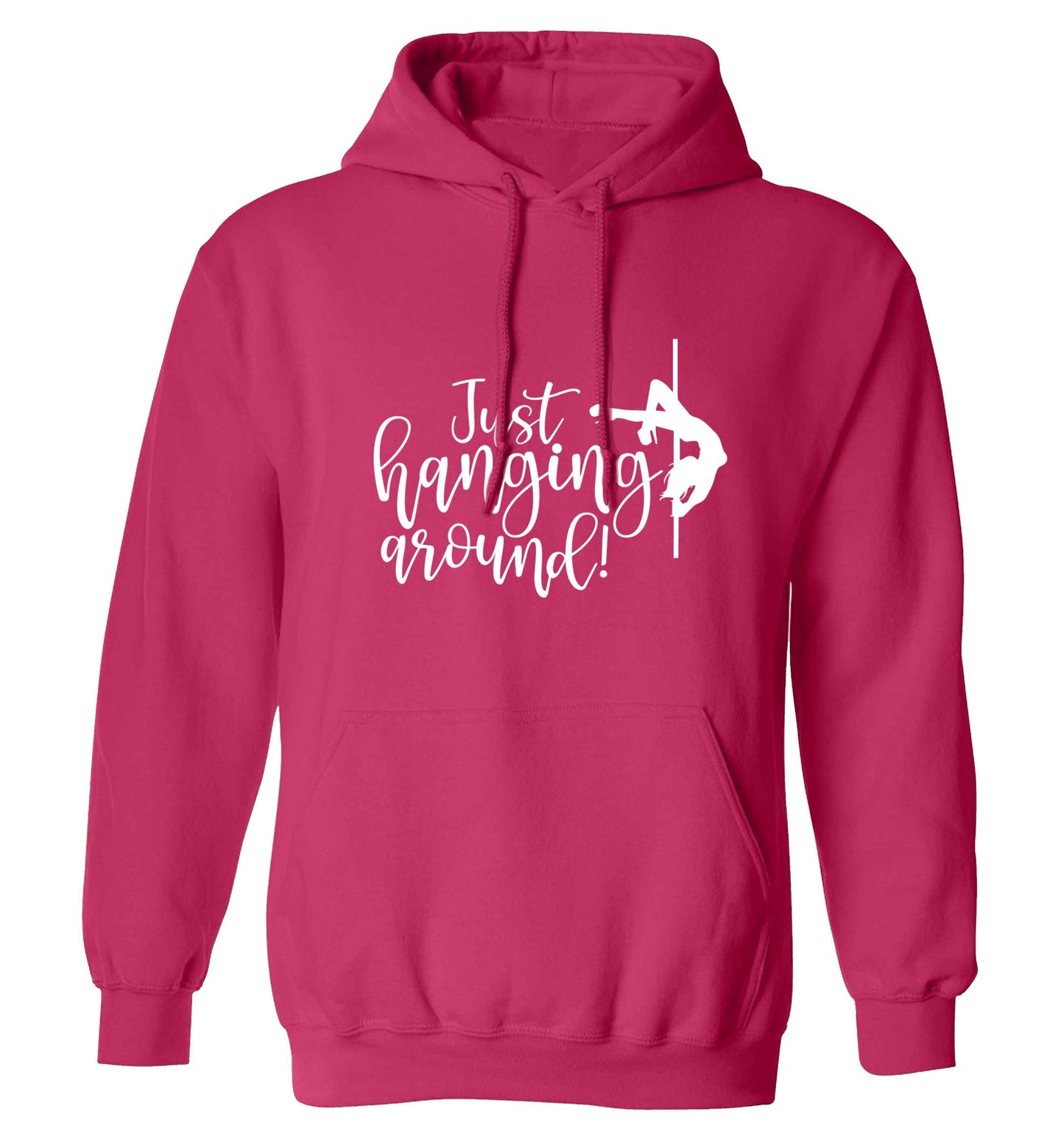 Best Things Happen Dancing adults unisex pink hoodie 2XL