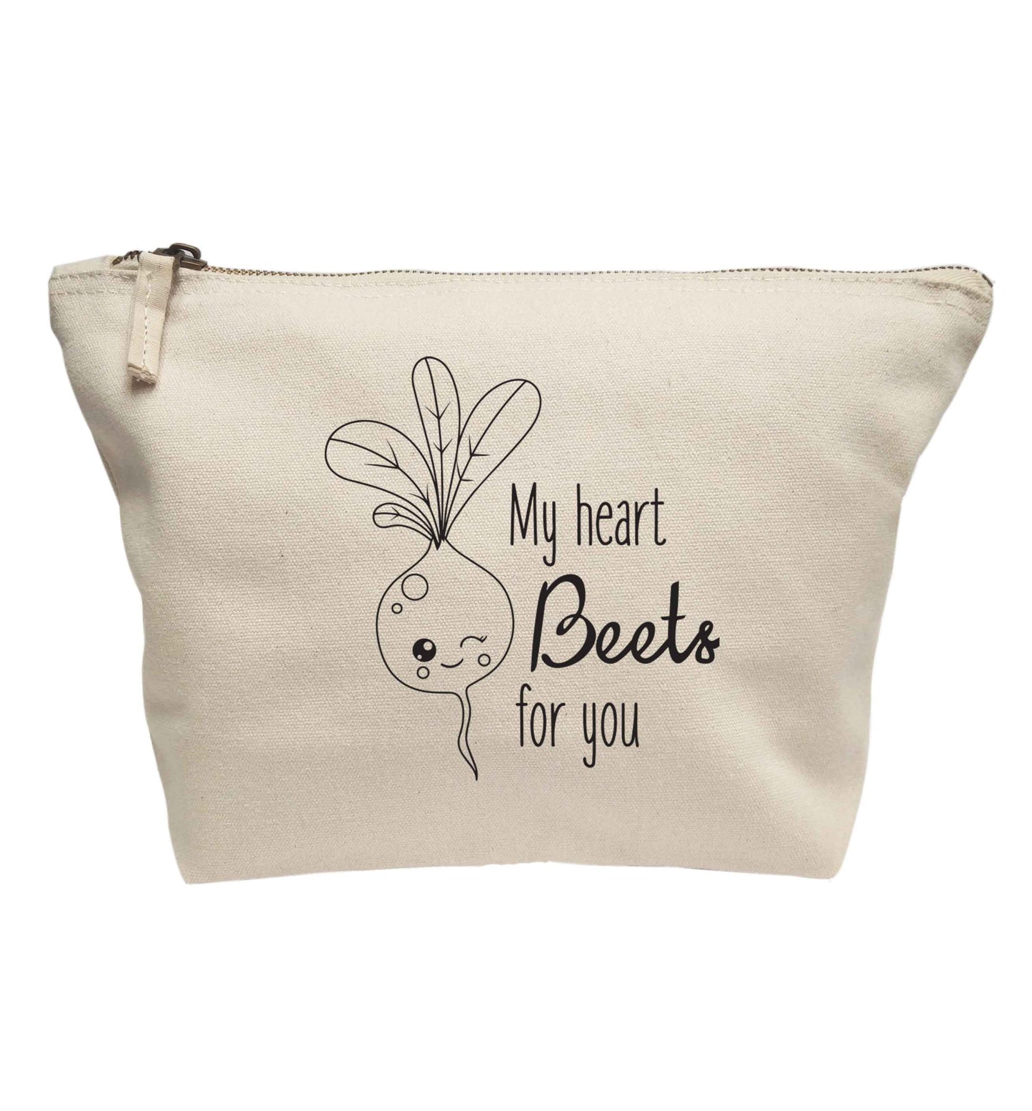 My heart beets for you | Makeup / wash bag