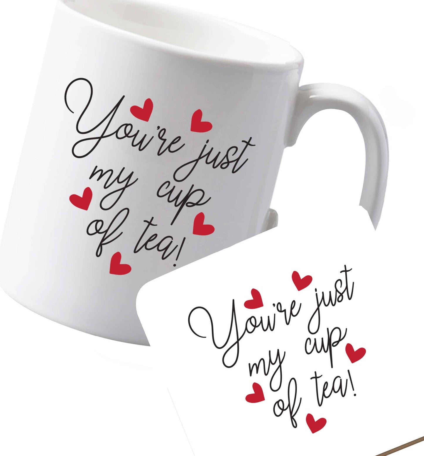 10 oz Ceramic mug and coaster Favourite Type Pan Pancake both sides