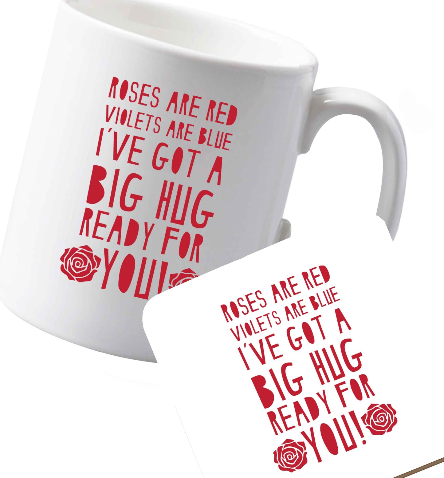 10 oz Ceramic mug and coaster Favourite Type Pan Pancake both sides