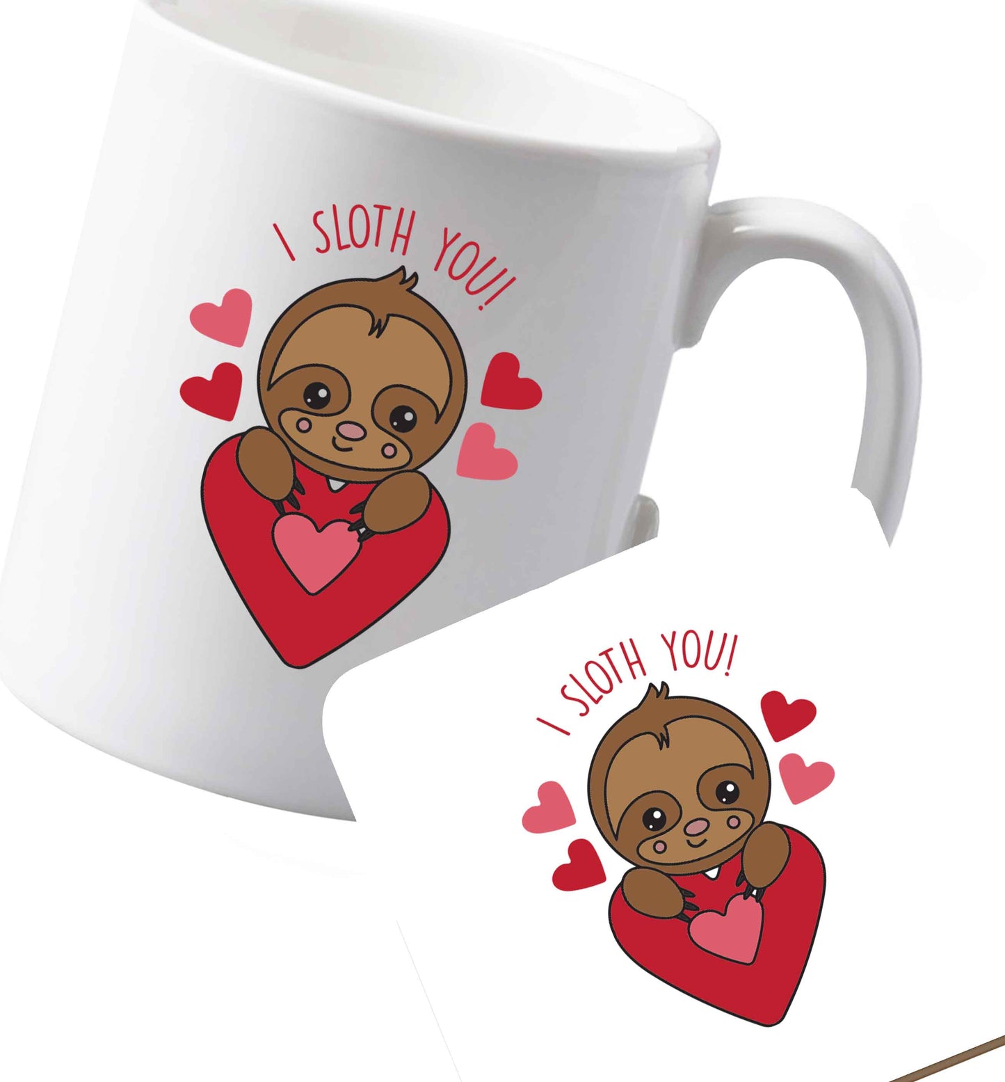 10 oz Ceramic mug and coaster Favourite Type Pan Pancake both sides