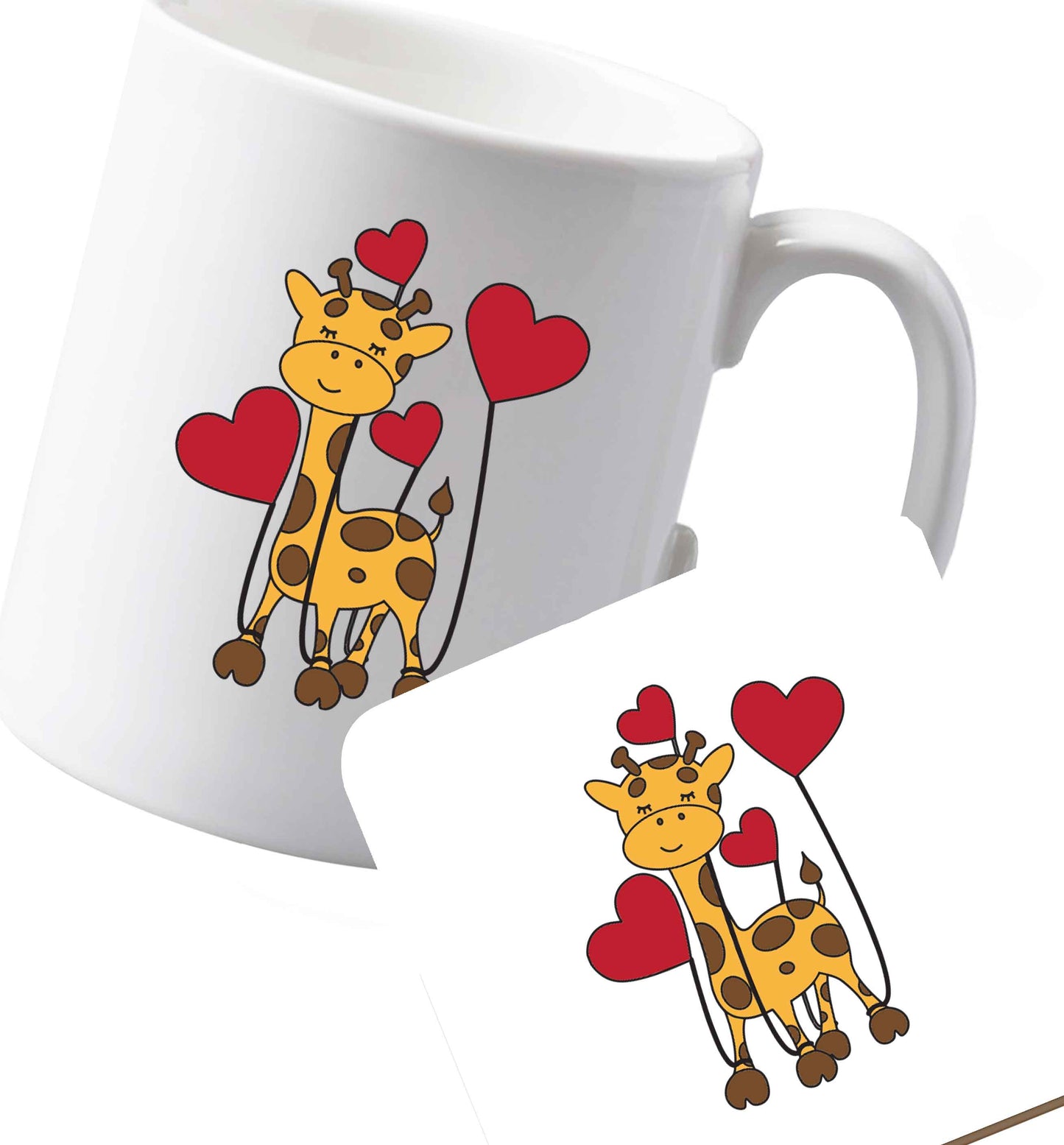 10 oz Ceramic mug and coaster Favourite Type Pan Pancake both sides