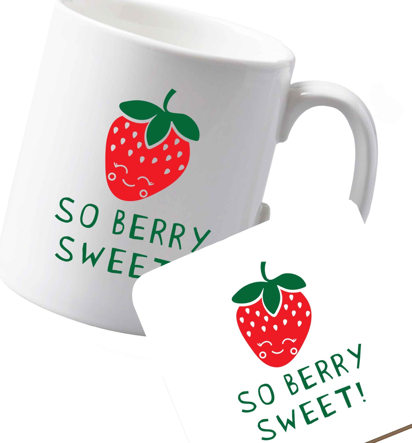 10 oz Ceramic mug and coaster Favourite Type Pan Pancake both sides