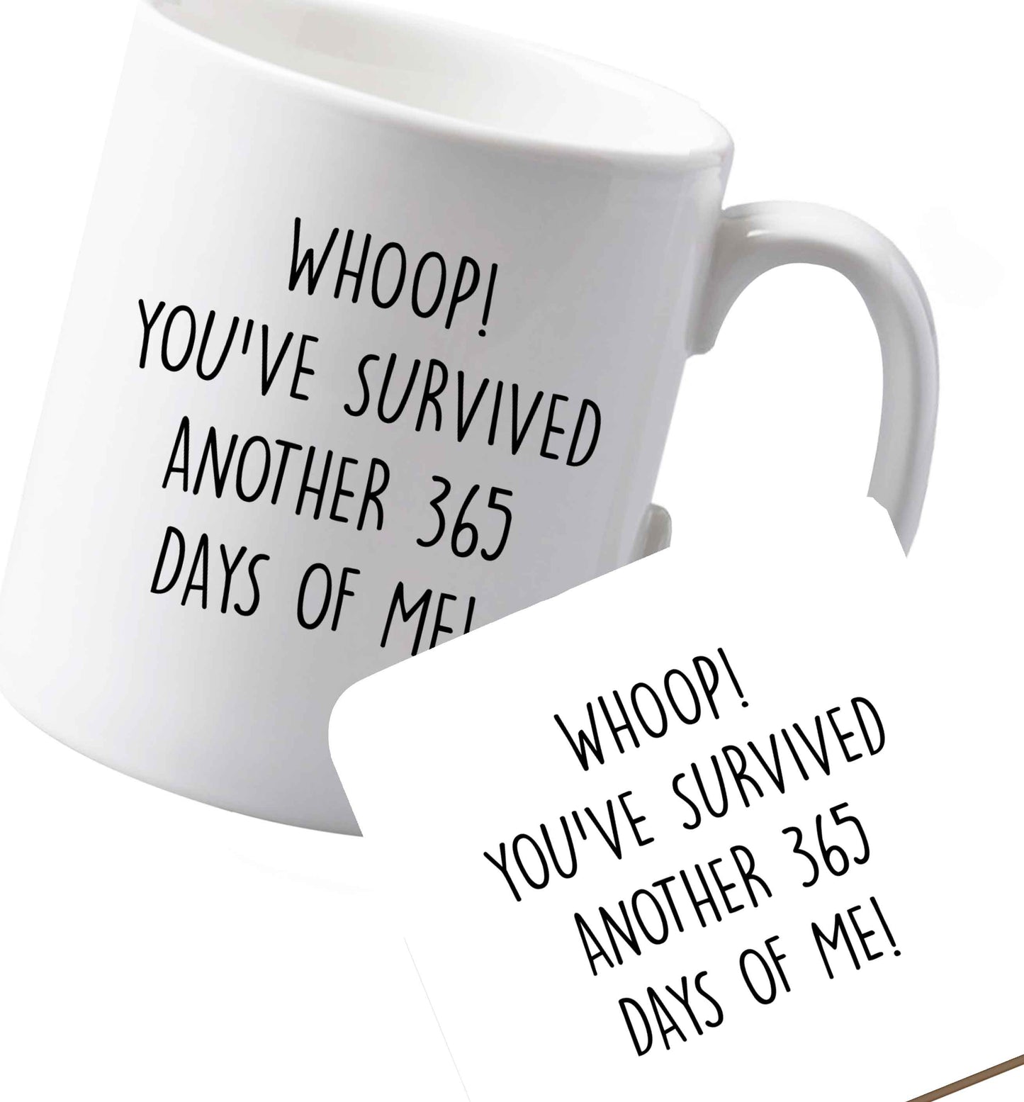 10 oz Ceramic mug and coaster Favourite Type Pan Pancake both sides