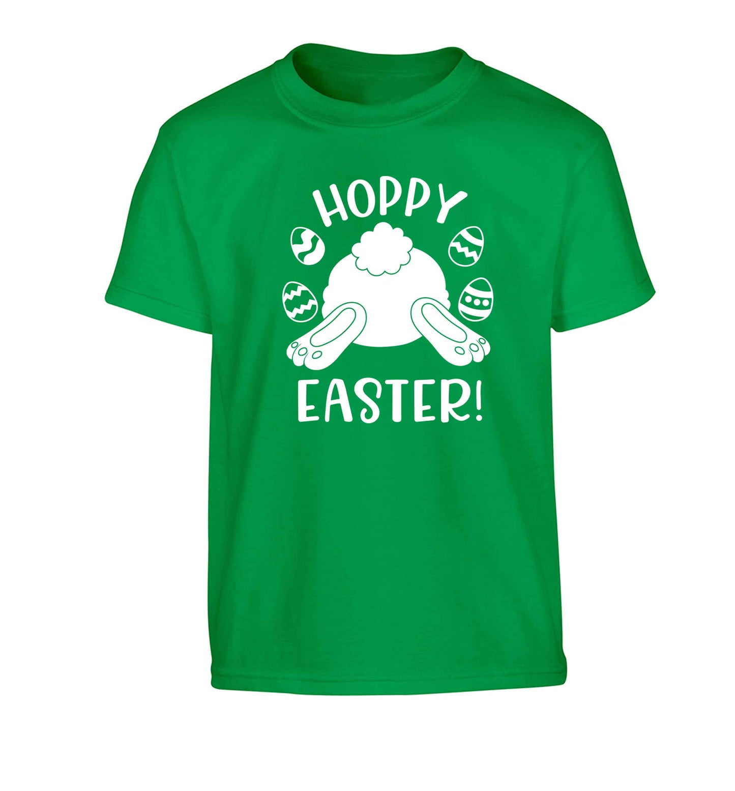 Hoppy Easter Children's green Tshirt 12-13 Years