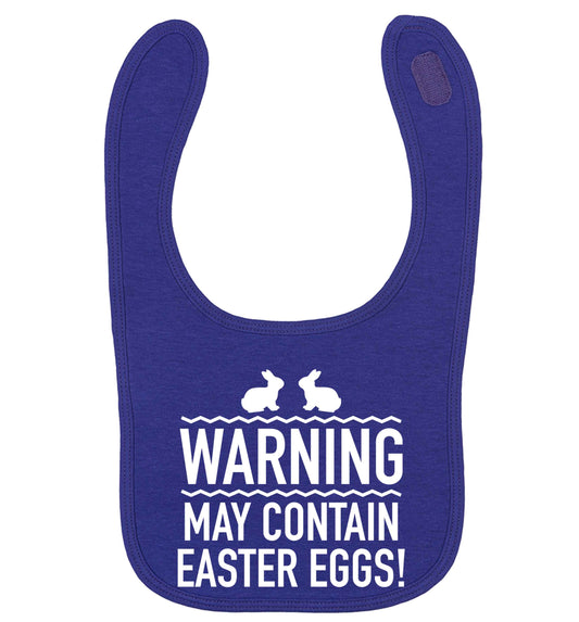 Warning may contain Easter eggs | baby bib