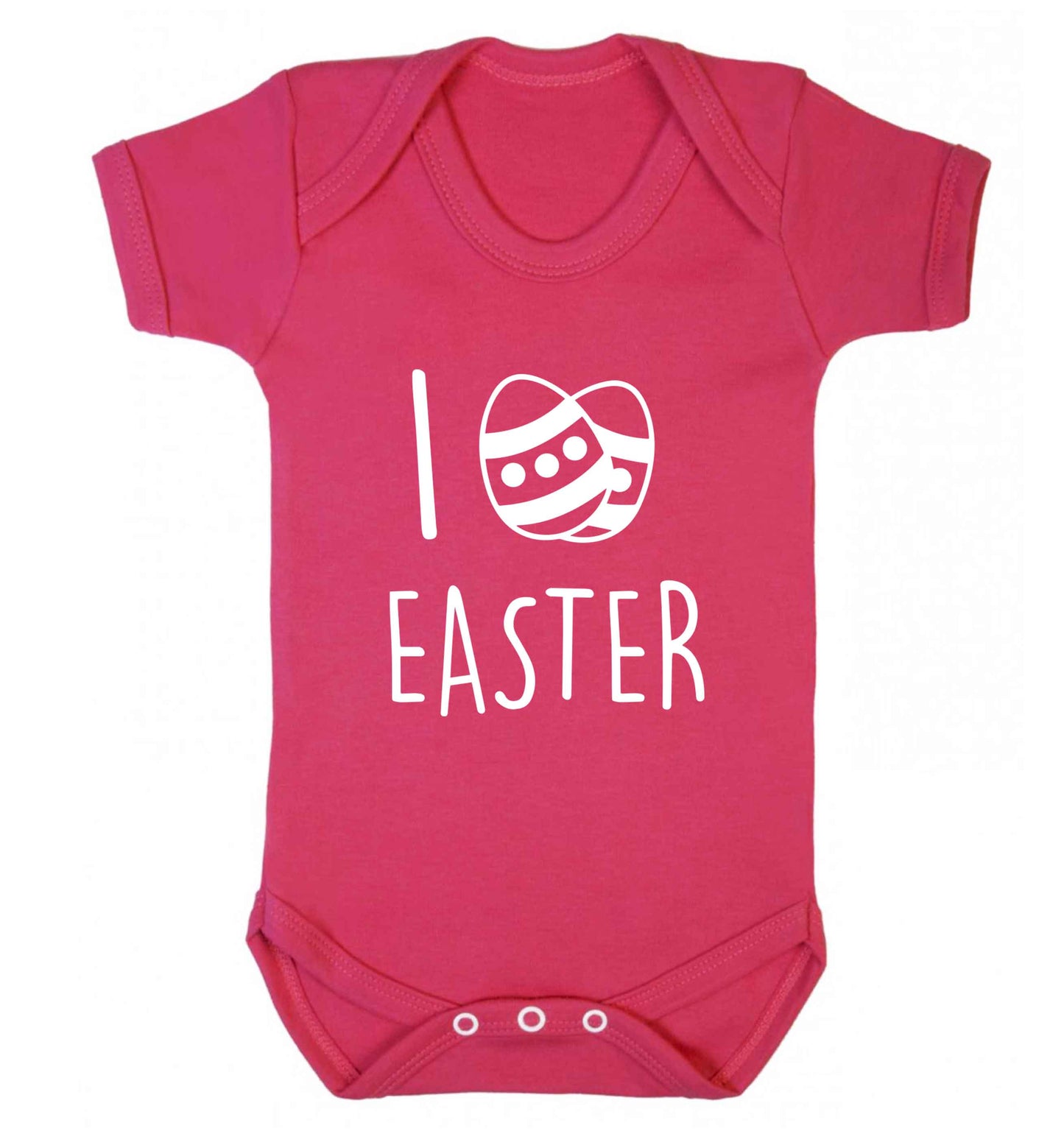 I love Easter baby vest dark pink 18-24 months