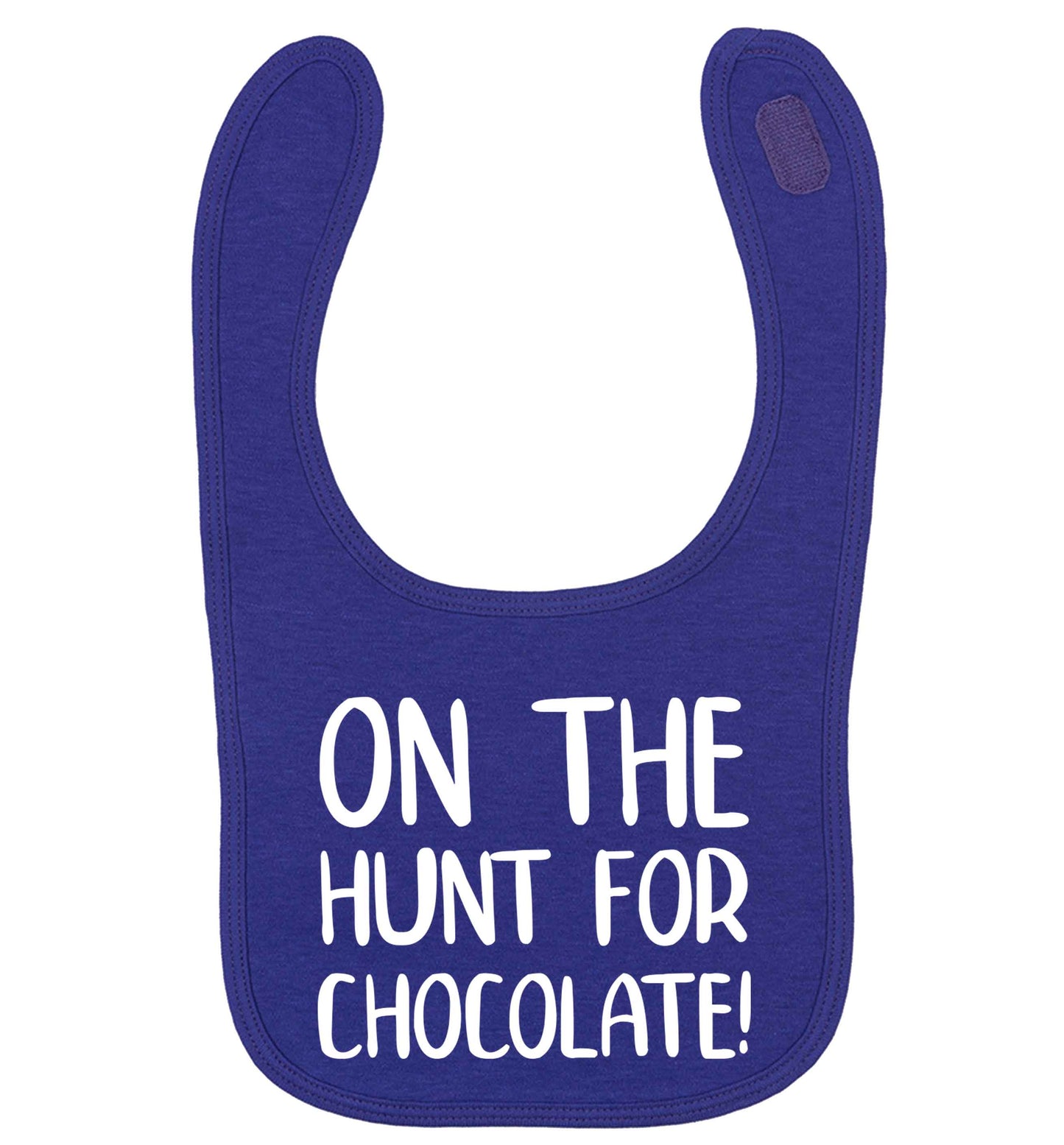 On the hunt for chocolate! | baby bib