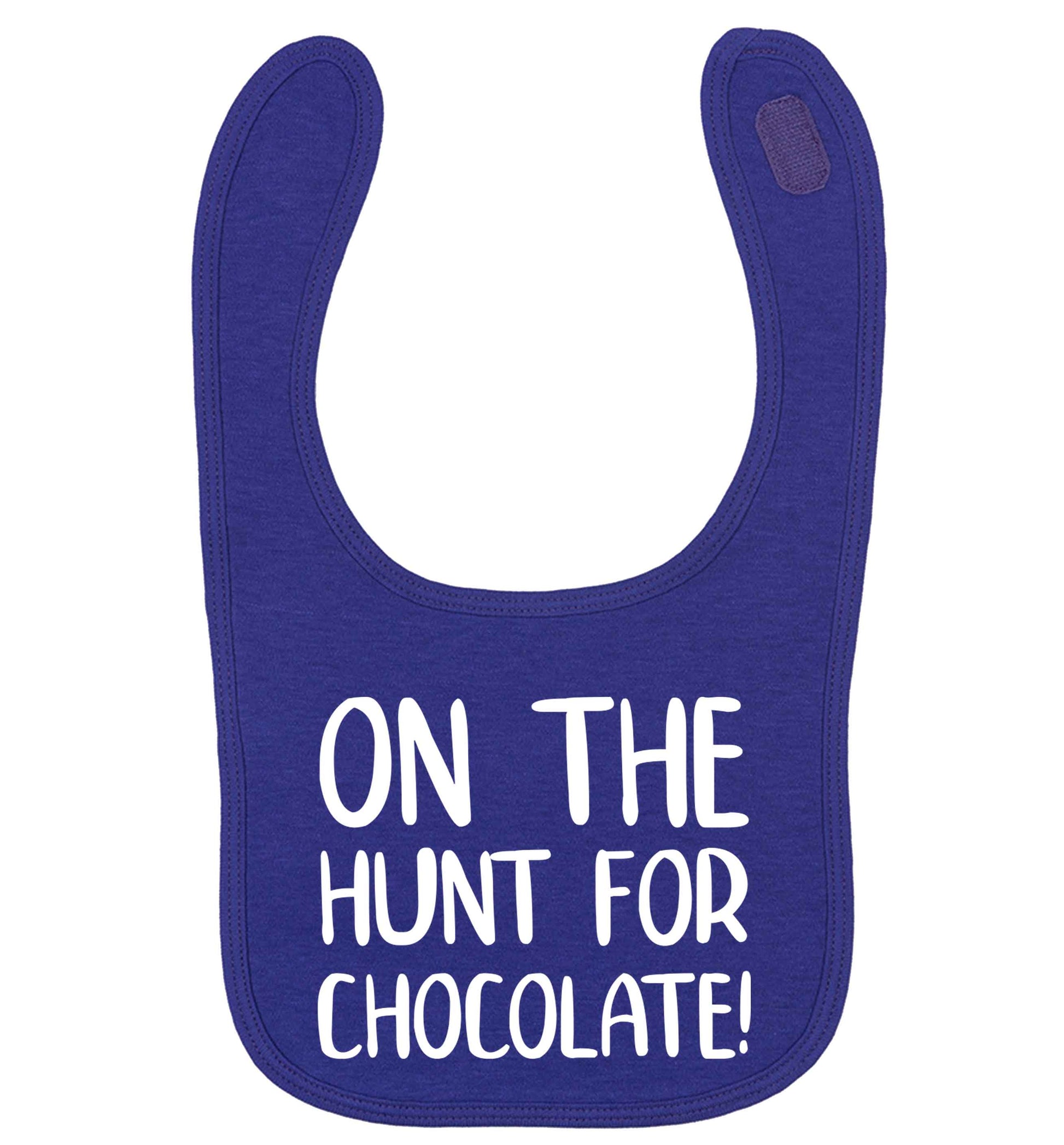 On the hunt for chocolate! | baby bib