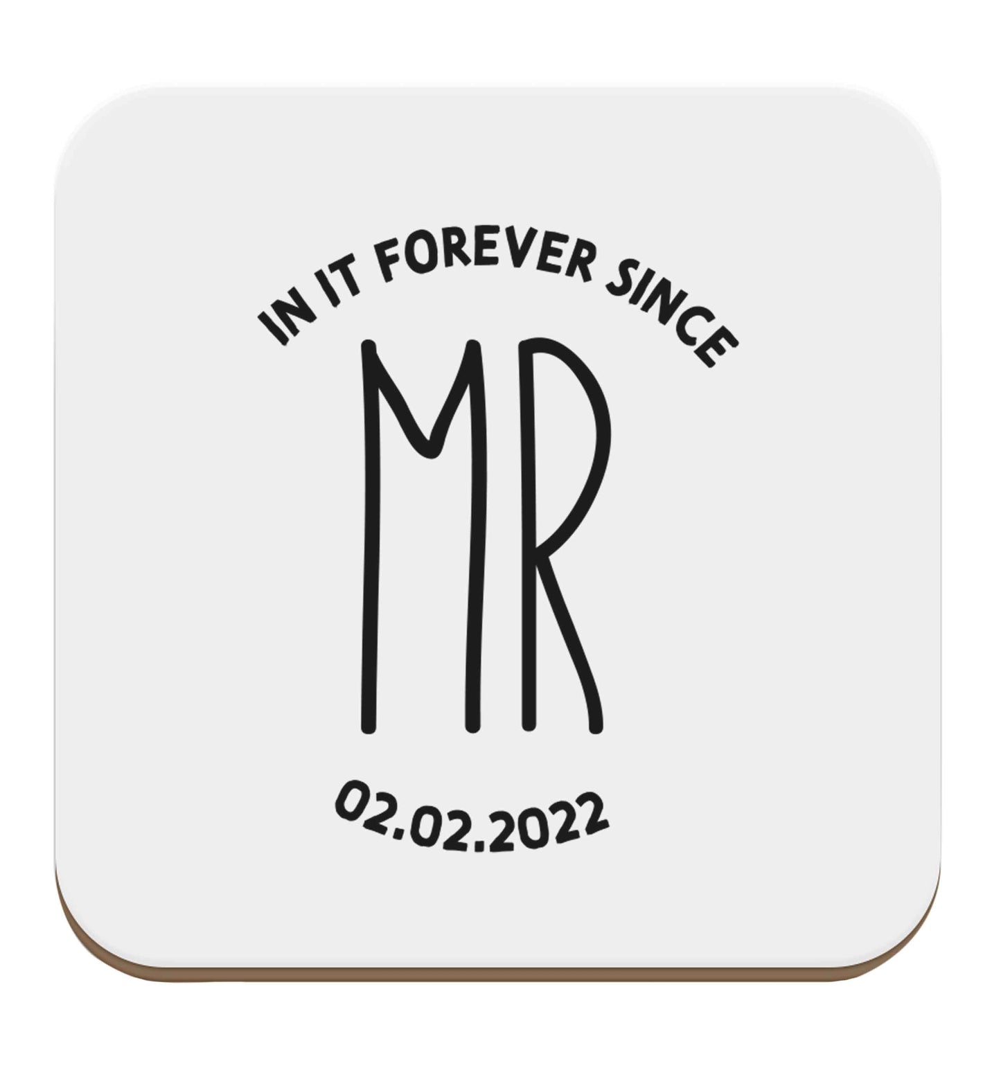 Perfect wedding guest favours or hen party gifts! Personalised bridal floral wreath designs, any name, any role! set of four coasters