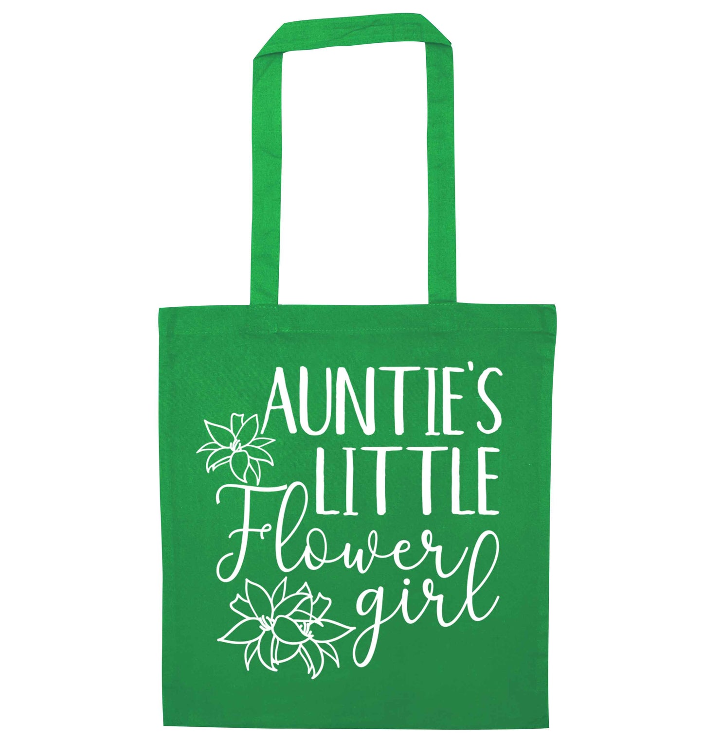 Perfect wedding guest favours or hen party gifts! Personalised bridal floral wreath designs, any name, any role! green tote bag