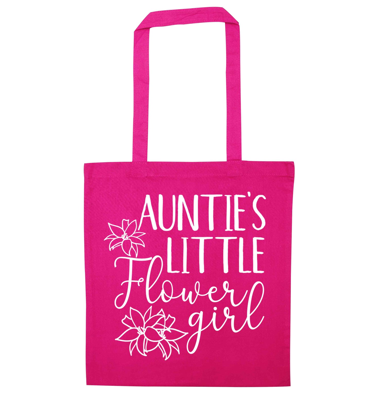 Perfect wedding guest favours or hen party gifts! Personalised bridal floral wreath designs, any name, any role! pink tote bag