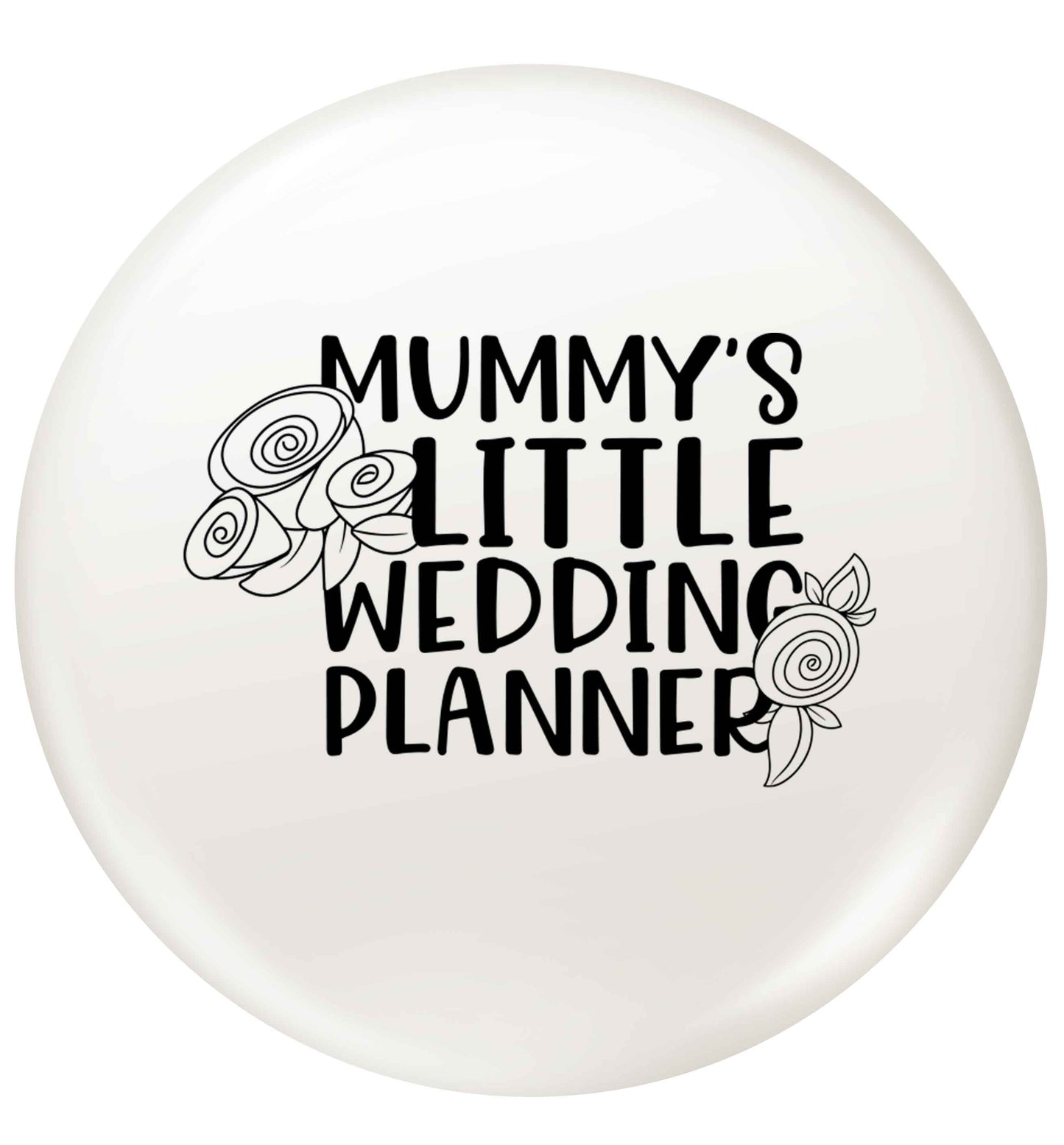adorable wedding themed gifts for your mini wedding planner! small 25mm Pin badge