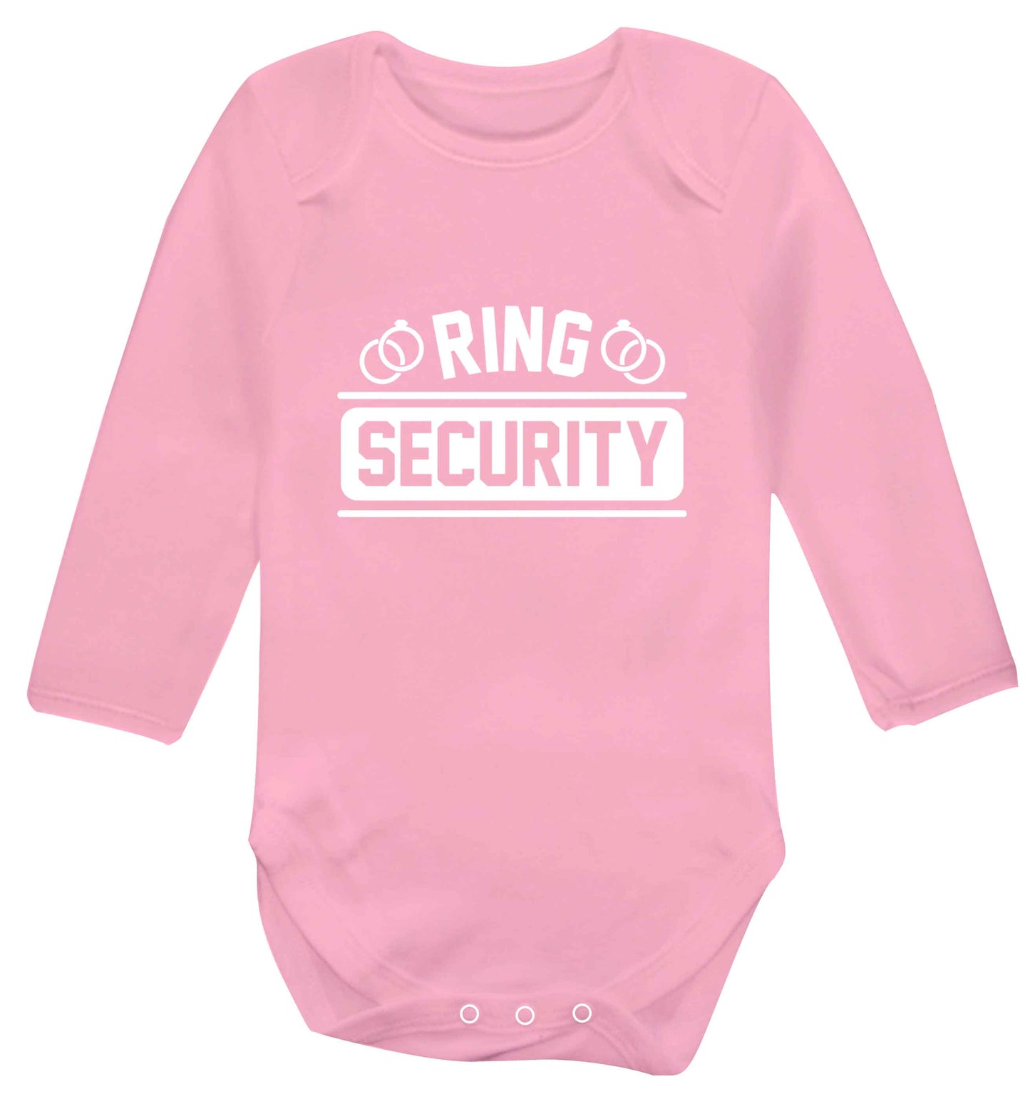 Perfect wedding guest favours or hen party gifts! Personalised bridal floral wreath designs, any name, any role! baby vest long sleeved pale pink 6-12 months